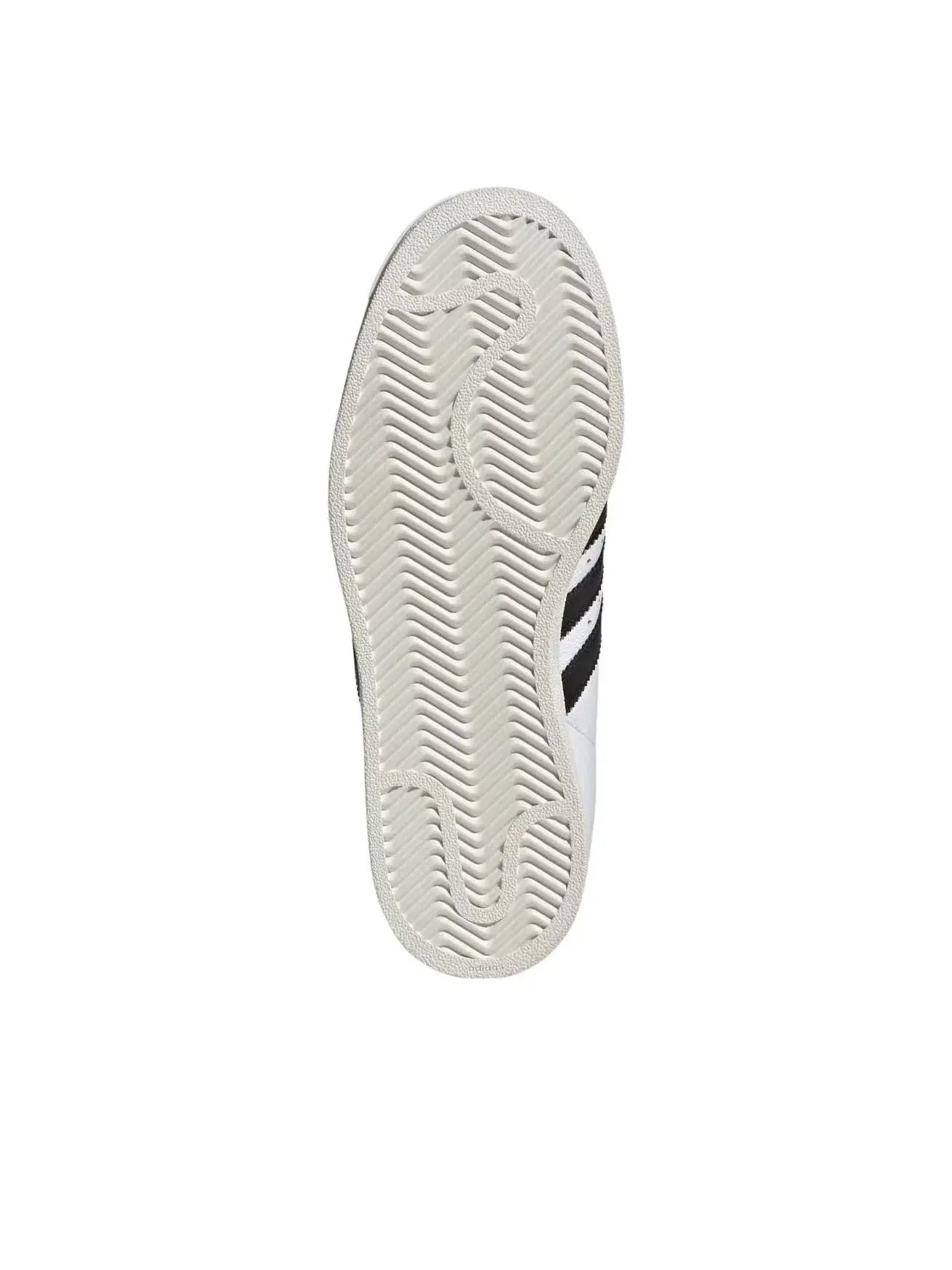 Женские кроссовки с кожаным верхом Superstar White Black Gold Metallic Adidas — изображение 3 из 5, белый