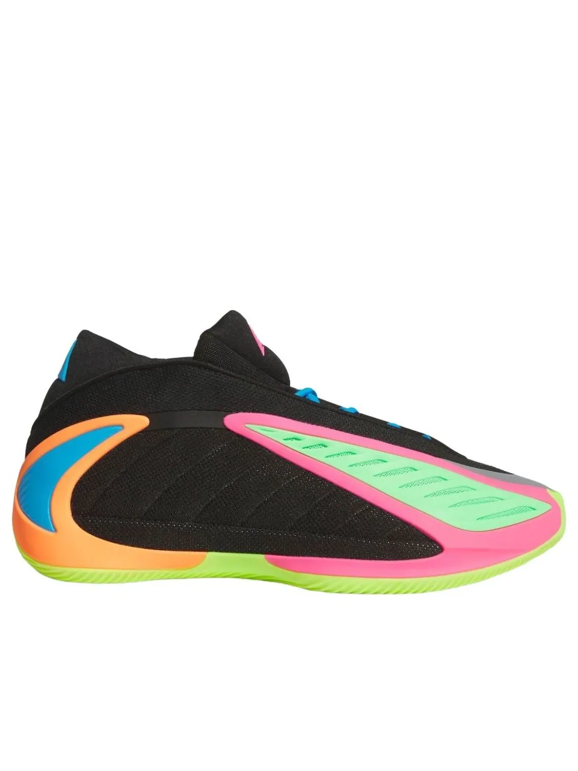 Кроссовки Adidas Anthony Edwards 2 'Black Multi-Color' — изображение 2 из 6, черный/мульти