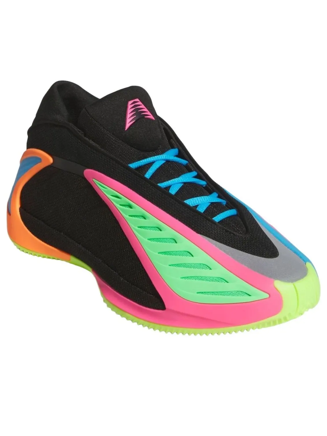 Кроссовки Adidas Anthony Edwards 2 'Black Multi-Color' — изображение 3 из 6, черный/мульти