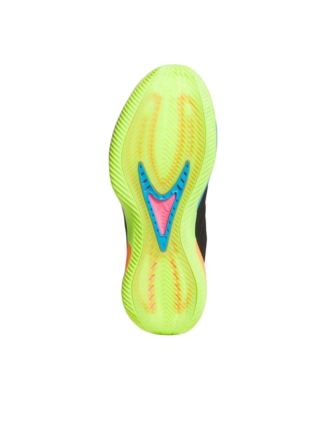 Кроссовки Adidas Anthony Edwards 2 'Black Multi-Color' — изображение 6 из 6, черный/мульти