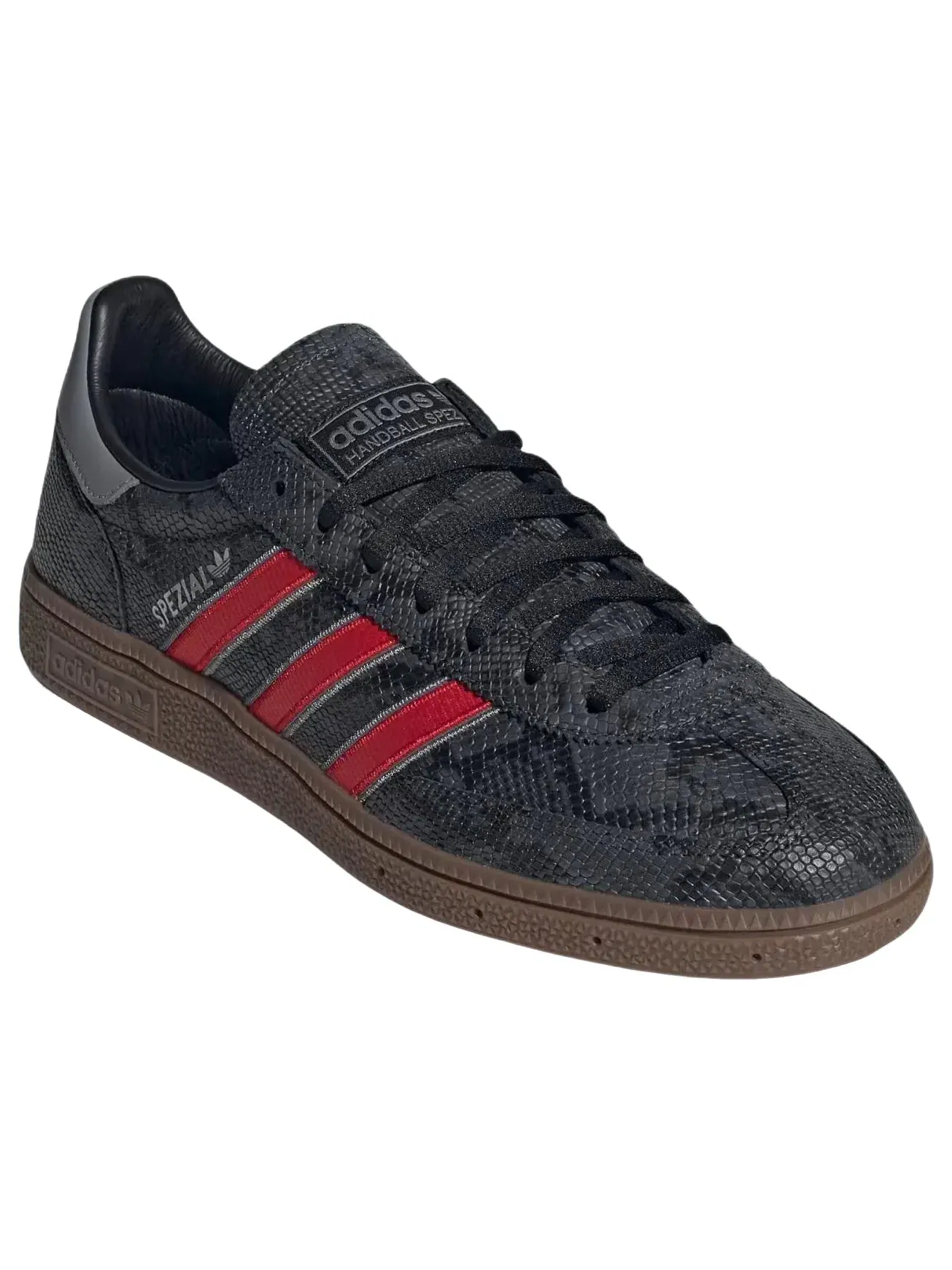 Кроссовки Adidas Handball Spezial 'Core Black Better Scarlet Grey Three' KK1191 — изображение 2 из 6, черный