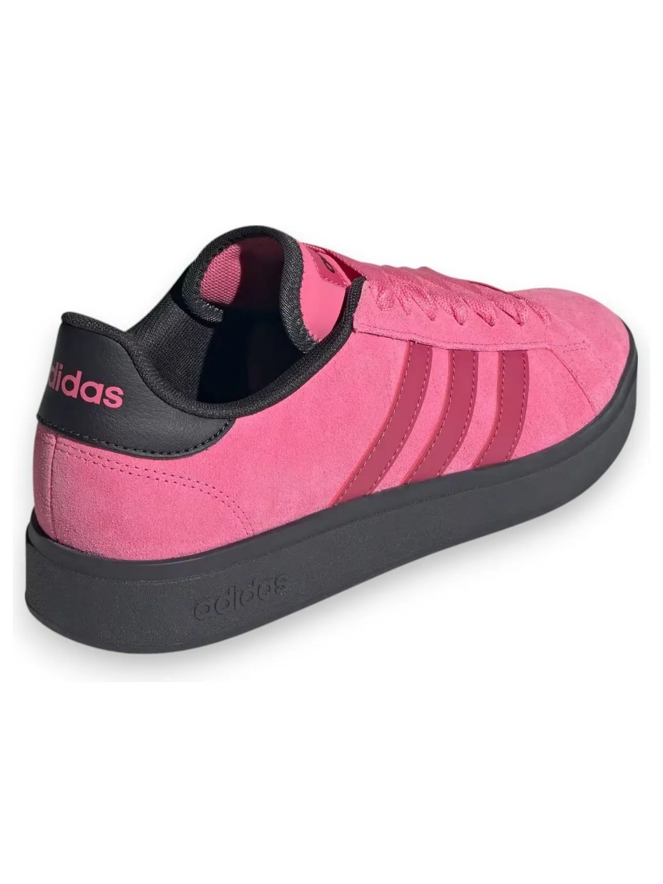 Кроссовки adidas Grand Court Base 00S 'Pink Fusion Black' — изображение 3 из 6, розовый