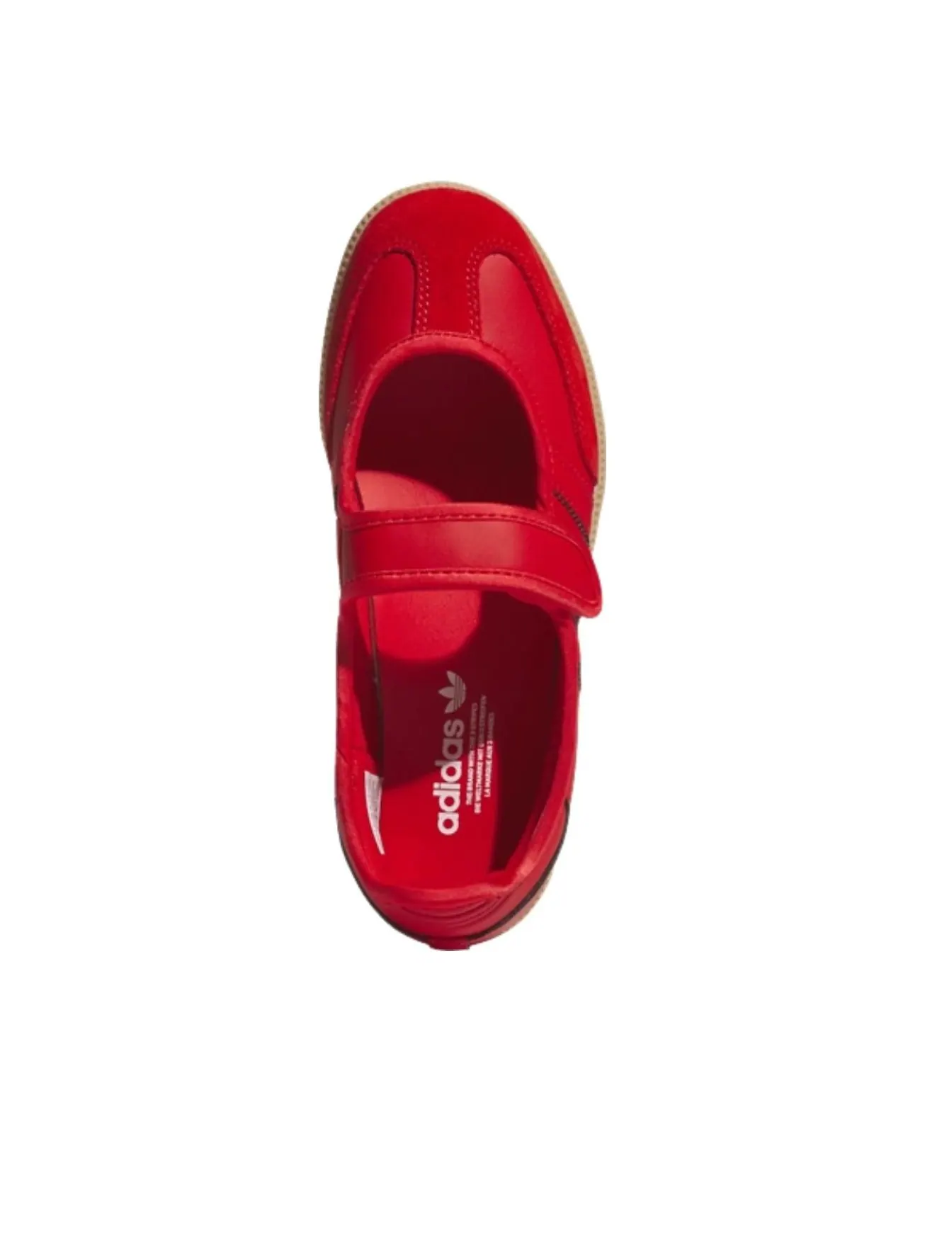 (GS) Adidas Samba Jane 'Red Gum' — изображение 4 из 5, красный//золотистый