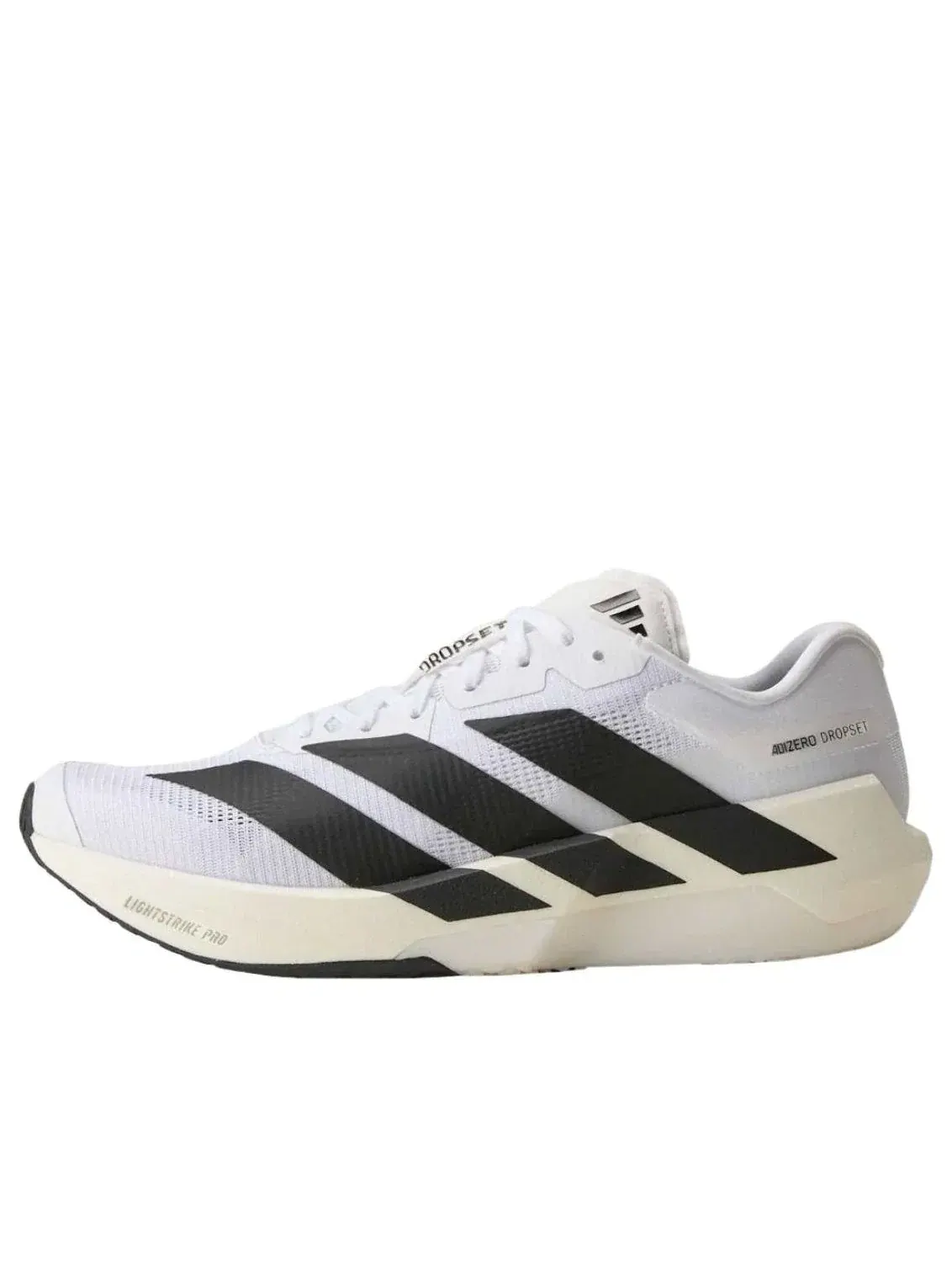 Мужские кроссовки для тренировок с шнуровкой Adizero Dropset Pro White Black Adidas — изображение 1 из 5, белый