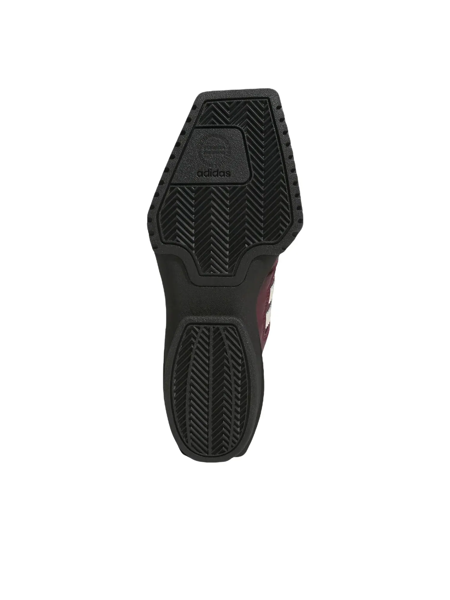 Женские кроссовки с кожаным верхом Forum Shadow Red Adidas — изображение 6 из 6, красный