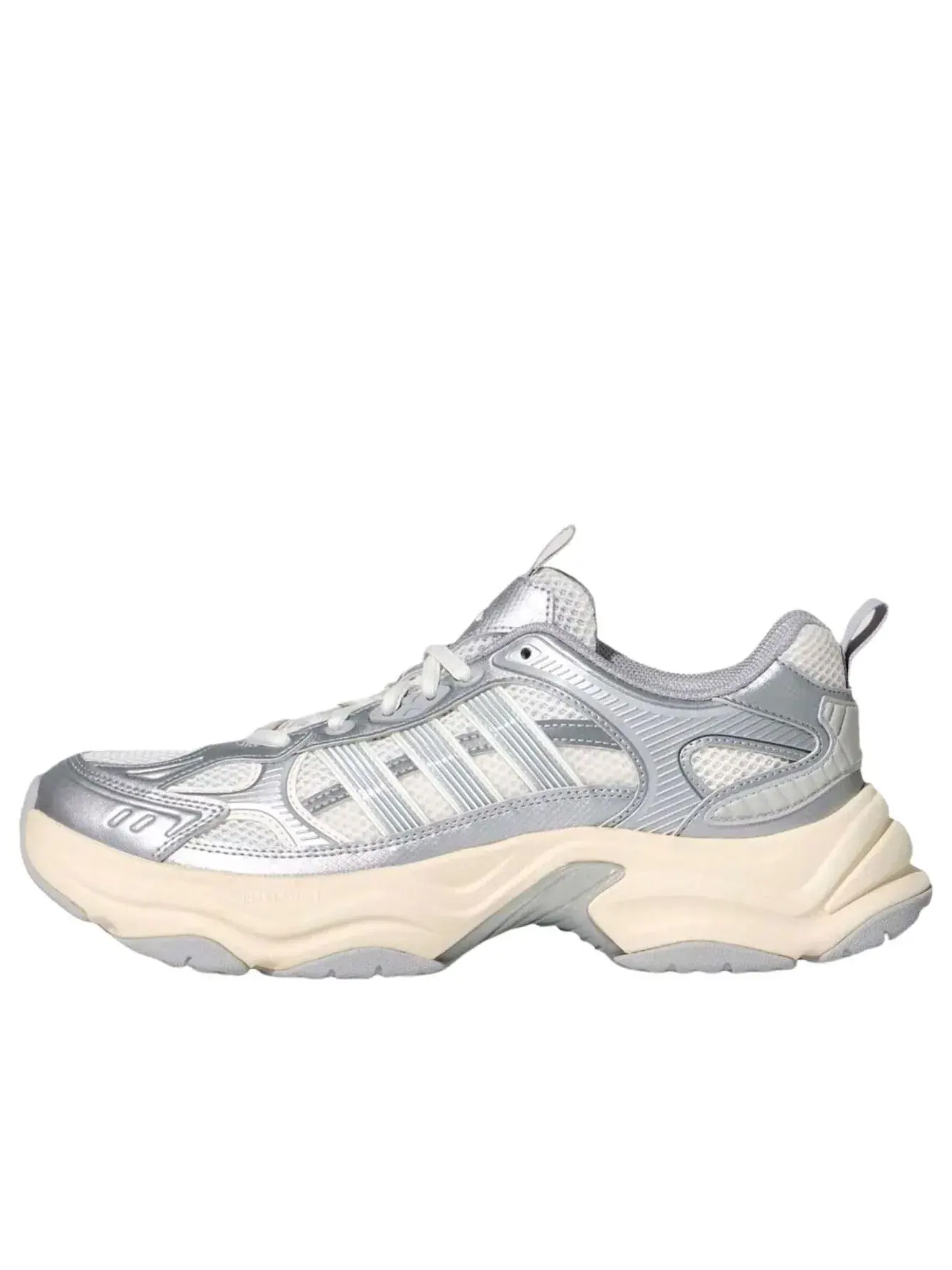 Кроссовки (WMNS) Adidas Fin Pulse 'Silver Metallic Grey' — изображение 1 из 6, серебряный