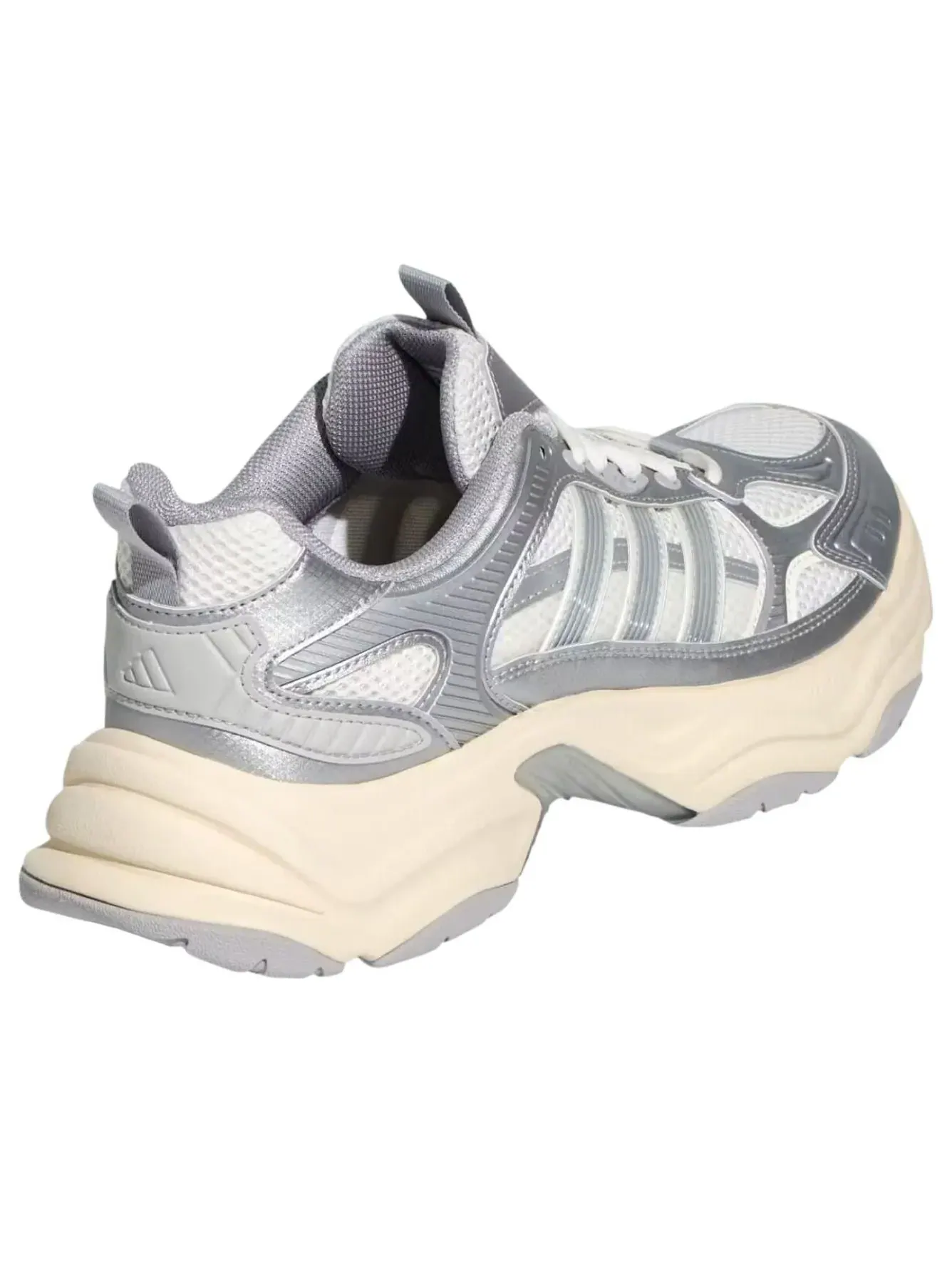Кроссовки (WMNS) Adidas Fin Pulse 'Silver Metallic Grey' — изображение 3 из 6, серебряный