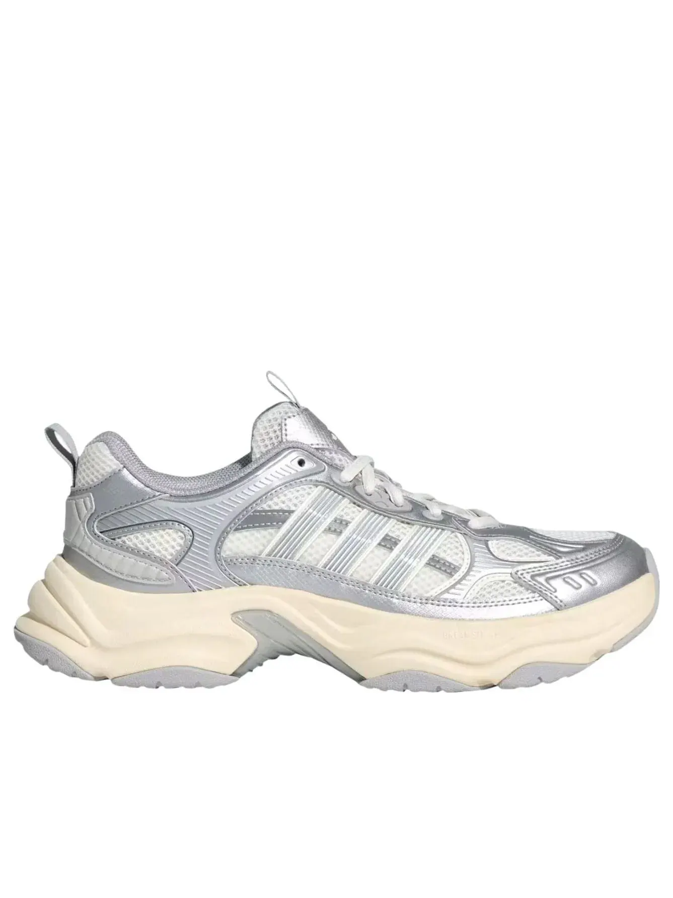 Кроссовки (WMNS) Adidas Fin Pulse 'Silver Metallic Grey' — изображение 6 из 6, серебряный