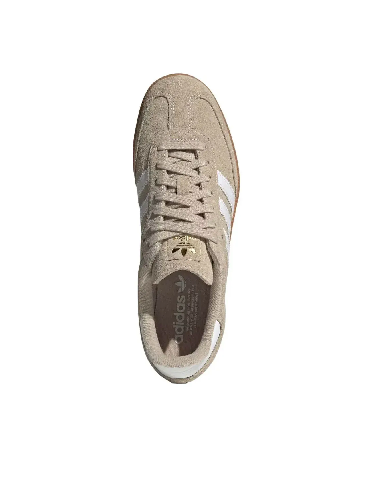 Кроссовки Adidas Samba OG «Белый хаки» KK2272 — изображение 2 из 5, бежевый