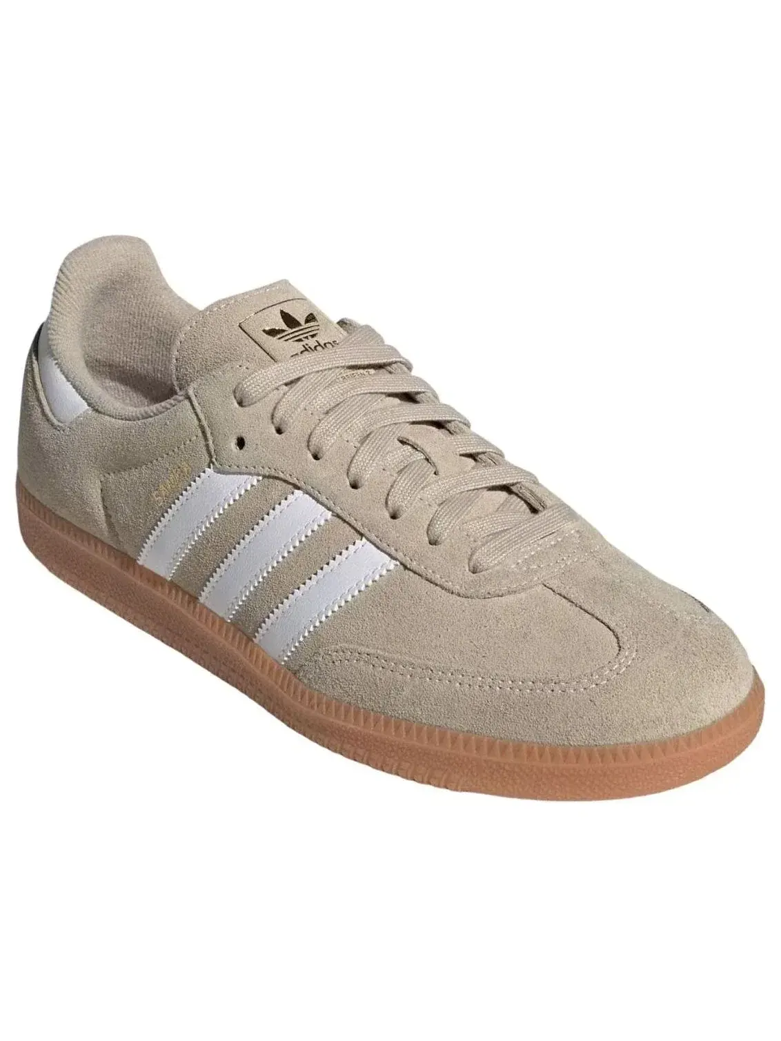 Кроссовки Adidas Samba OG «Белый хаки» KK2272 — изображение 4 из 5, бежевый