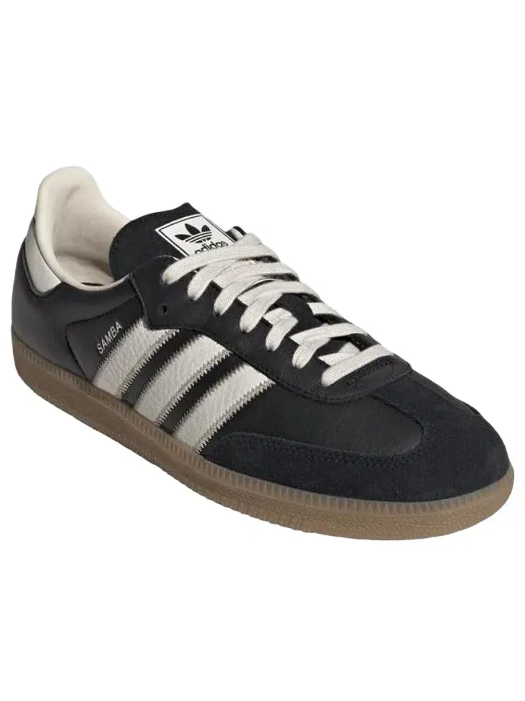 Мужские кроссовки с замшевым верхом Samba Adidas — изображение 2 из 5, черный