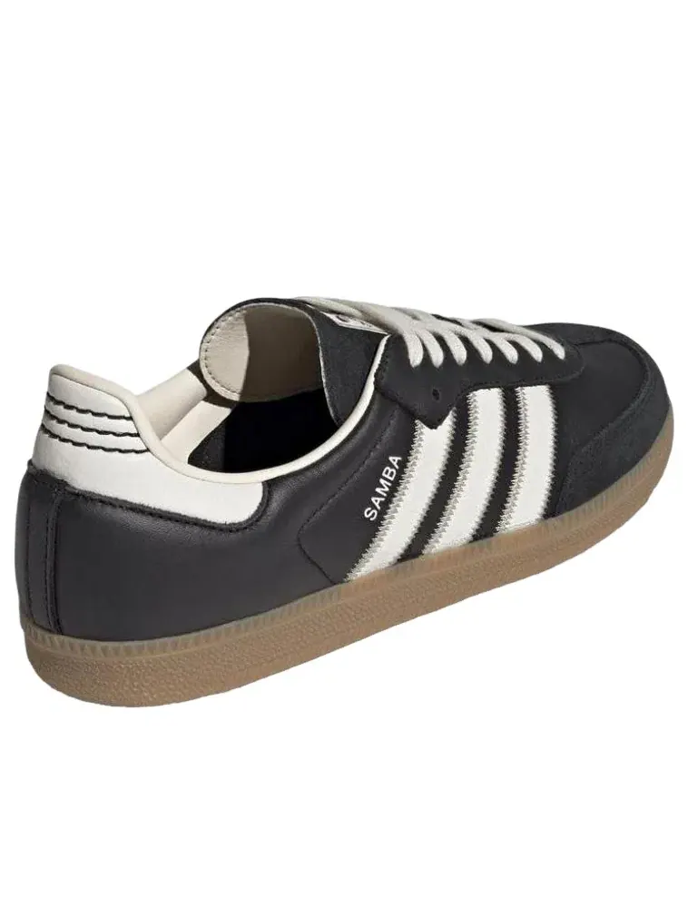 Мужские кроссовки с замшевым верхом Samba Adidas — изображение 3 из 5, черный