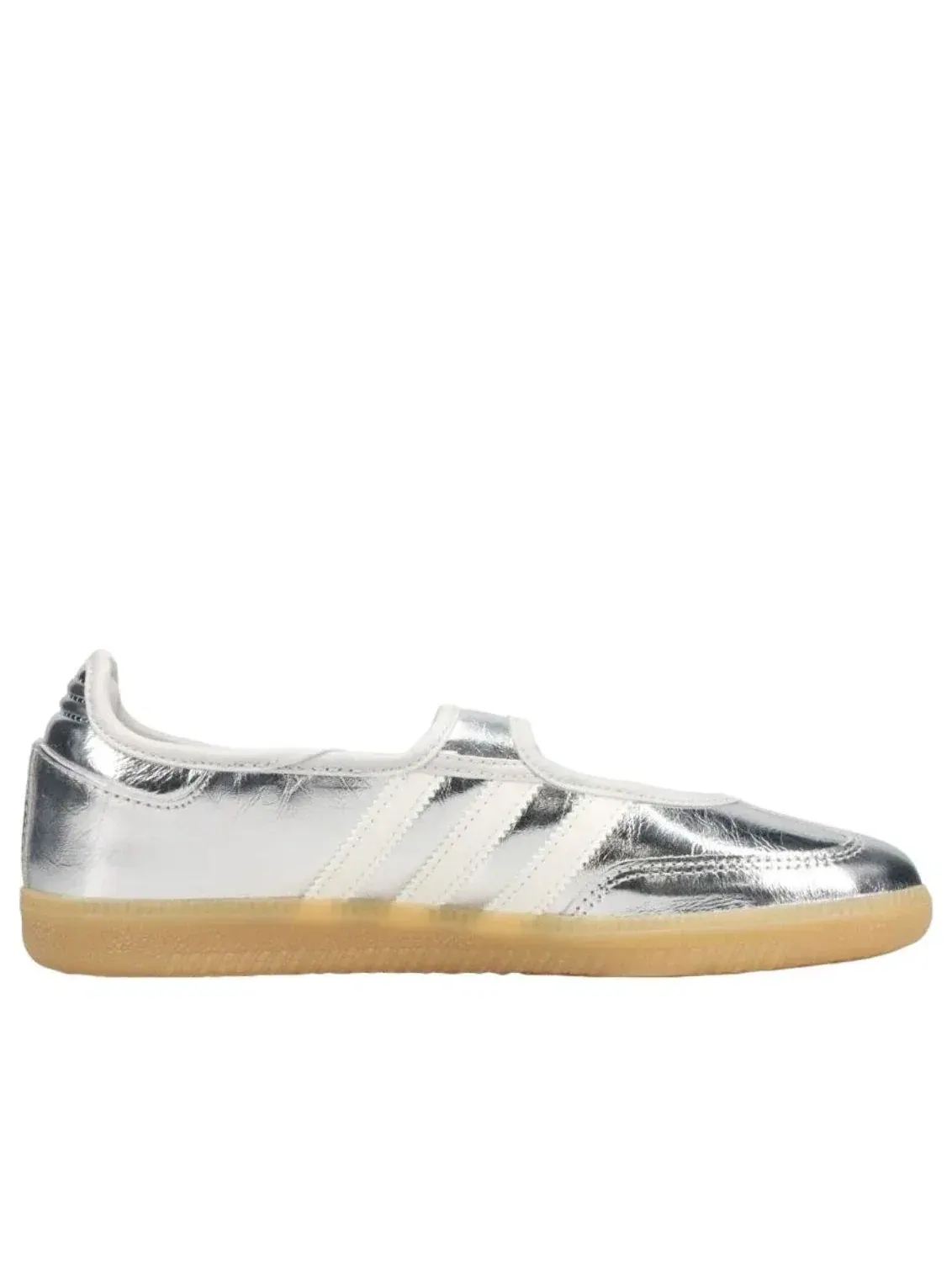 Женские кроссовки с замшевым верхом Samba Jane Adidas — изображение 2 из 5, серебряный