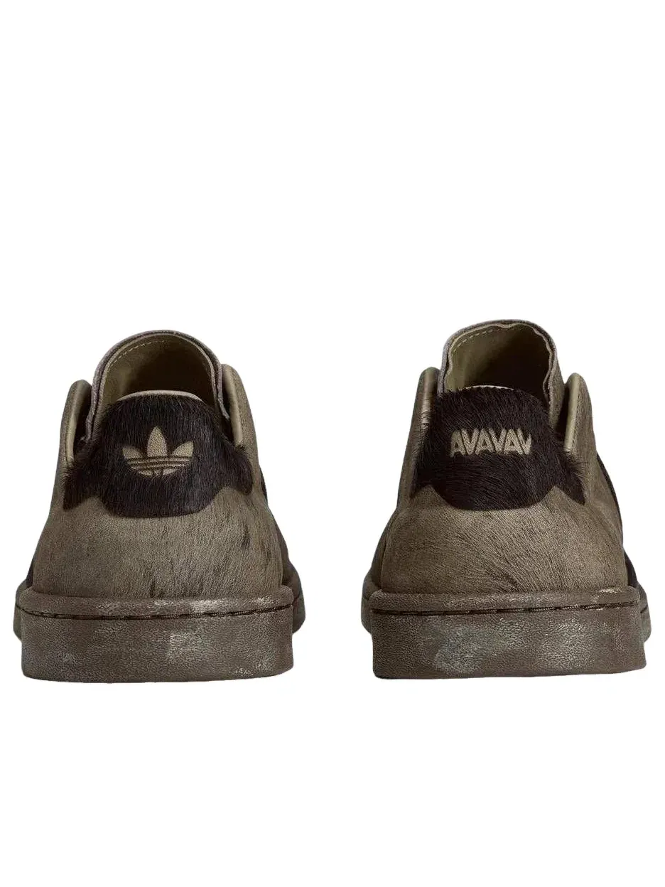 Кроссовки Adidas SST by AVAVAV 'Dark Brown Dark Brown Supplier Colour' KK2724 — изображение 5 из 6, коричневый