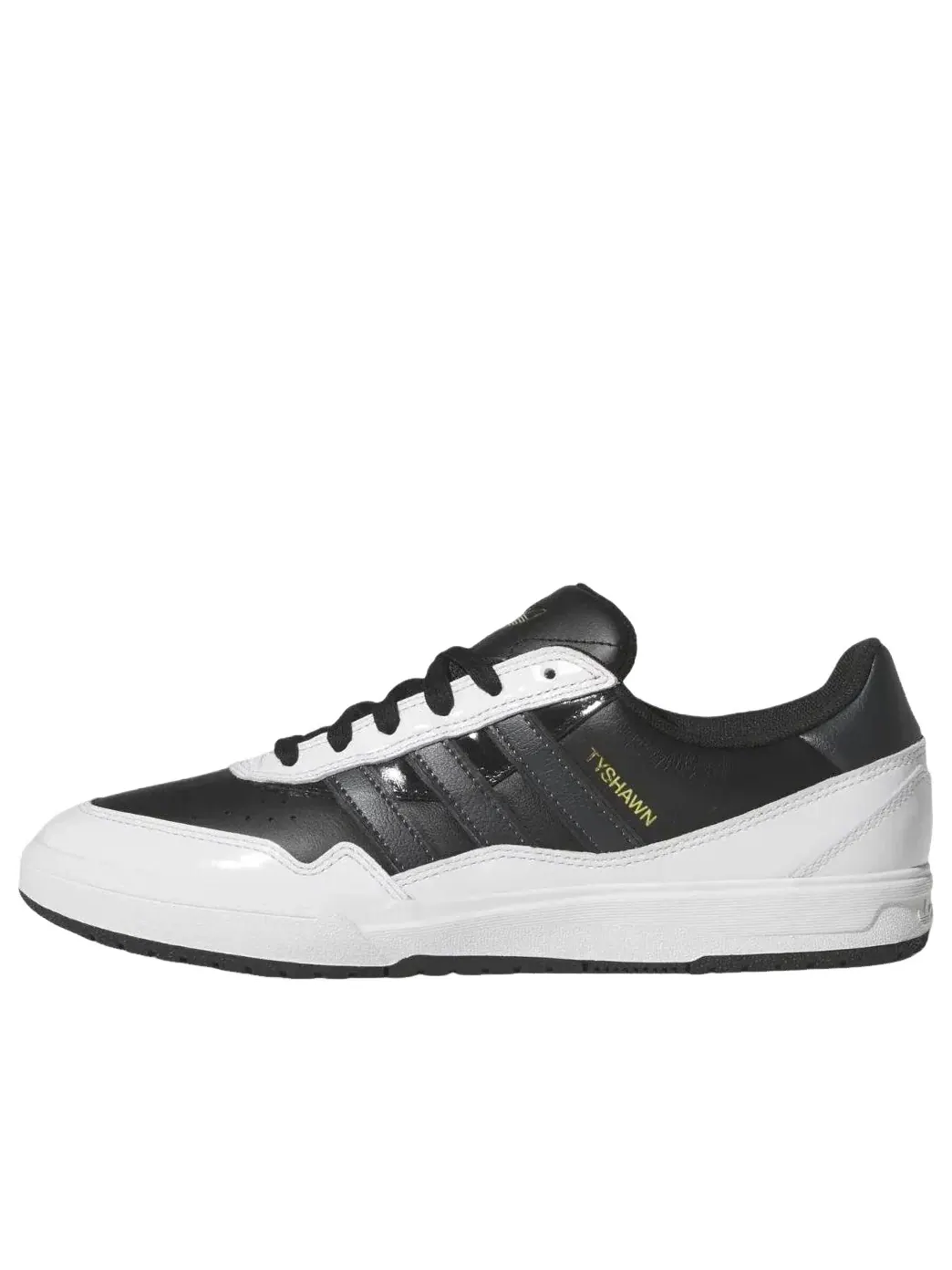 Мужские кожаные кроссовки с принтом Tyshawn II Adidas — изображение 1 из 6, черный