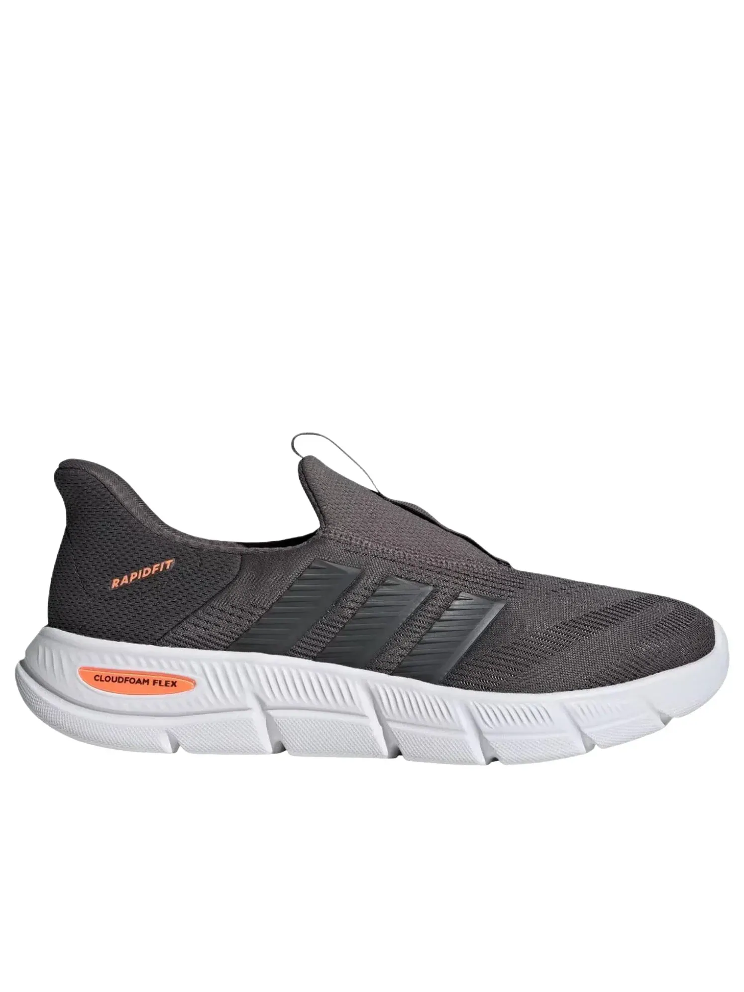 Мужские кроссовки с текстильным верхом Cloudfoam Flex Lounge Adidas — изображение 2 из 6, серый