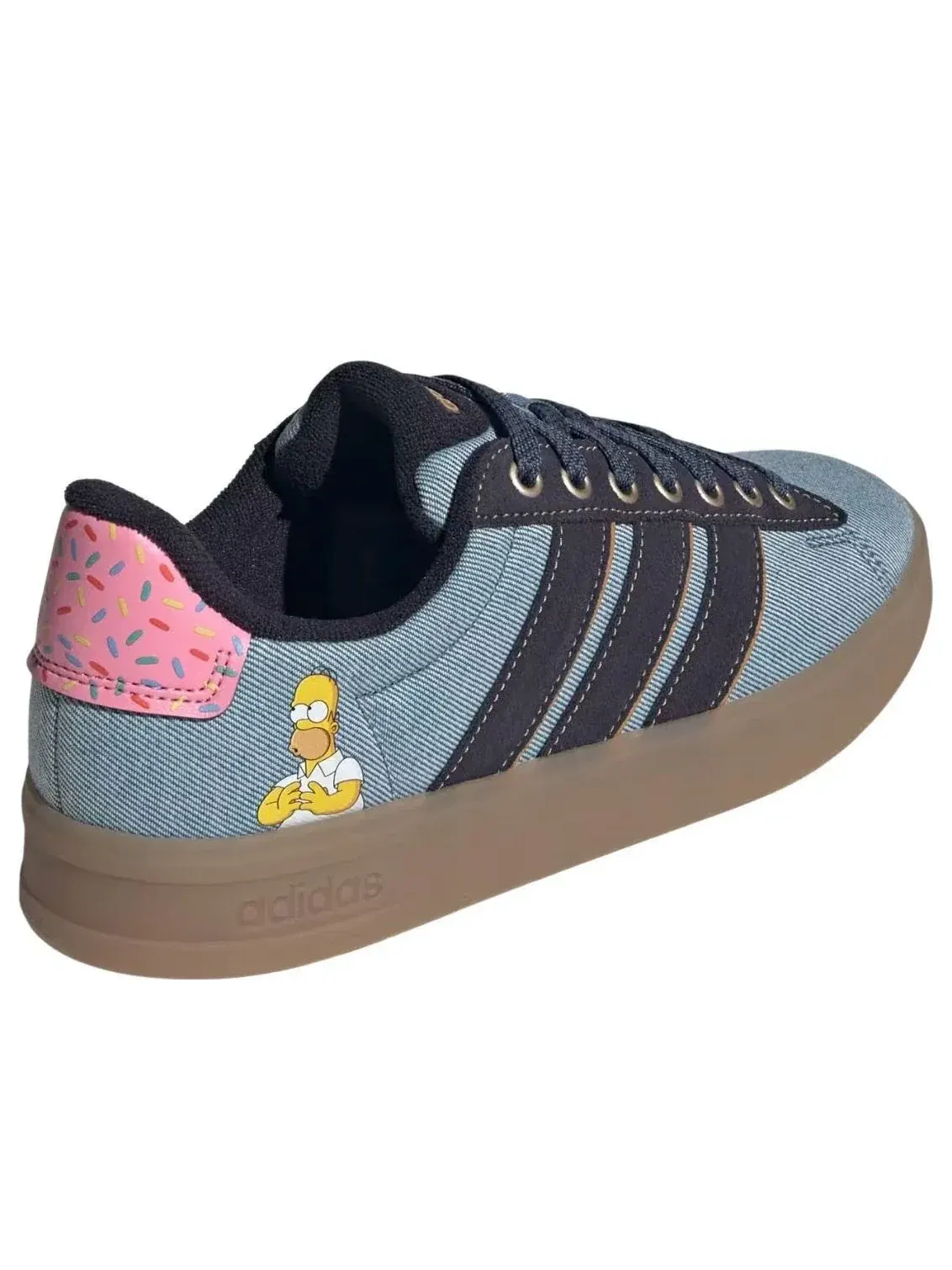 Кроссовки Adidas x Homer Simpson Grand Court 'Blue' — изображение 5 из 5, синий