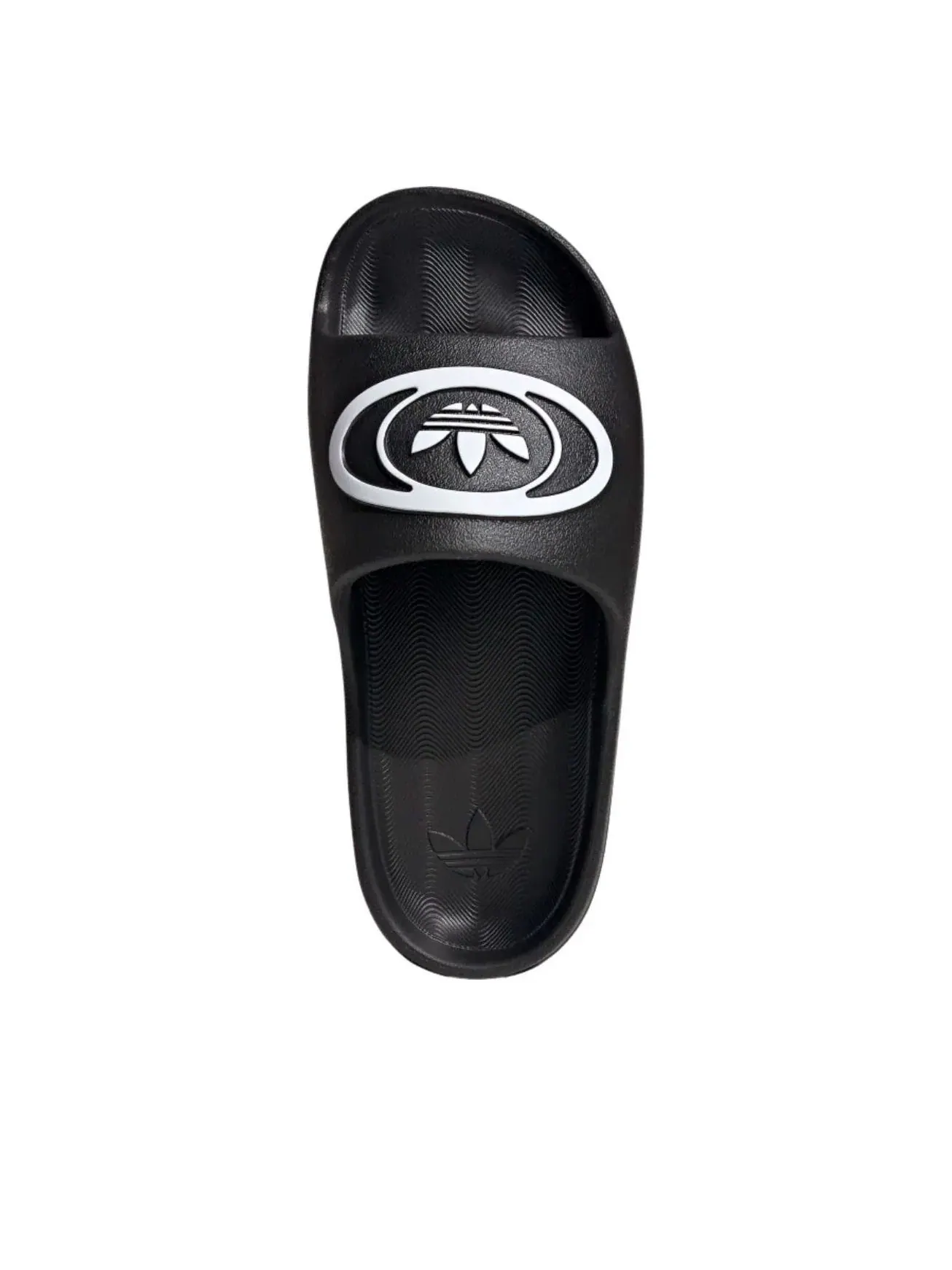Тапочки Adidas Adilette 00S 'Черно-белые' KK3578 — изображение 2 из 5, черный