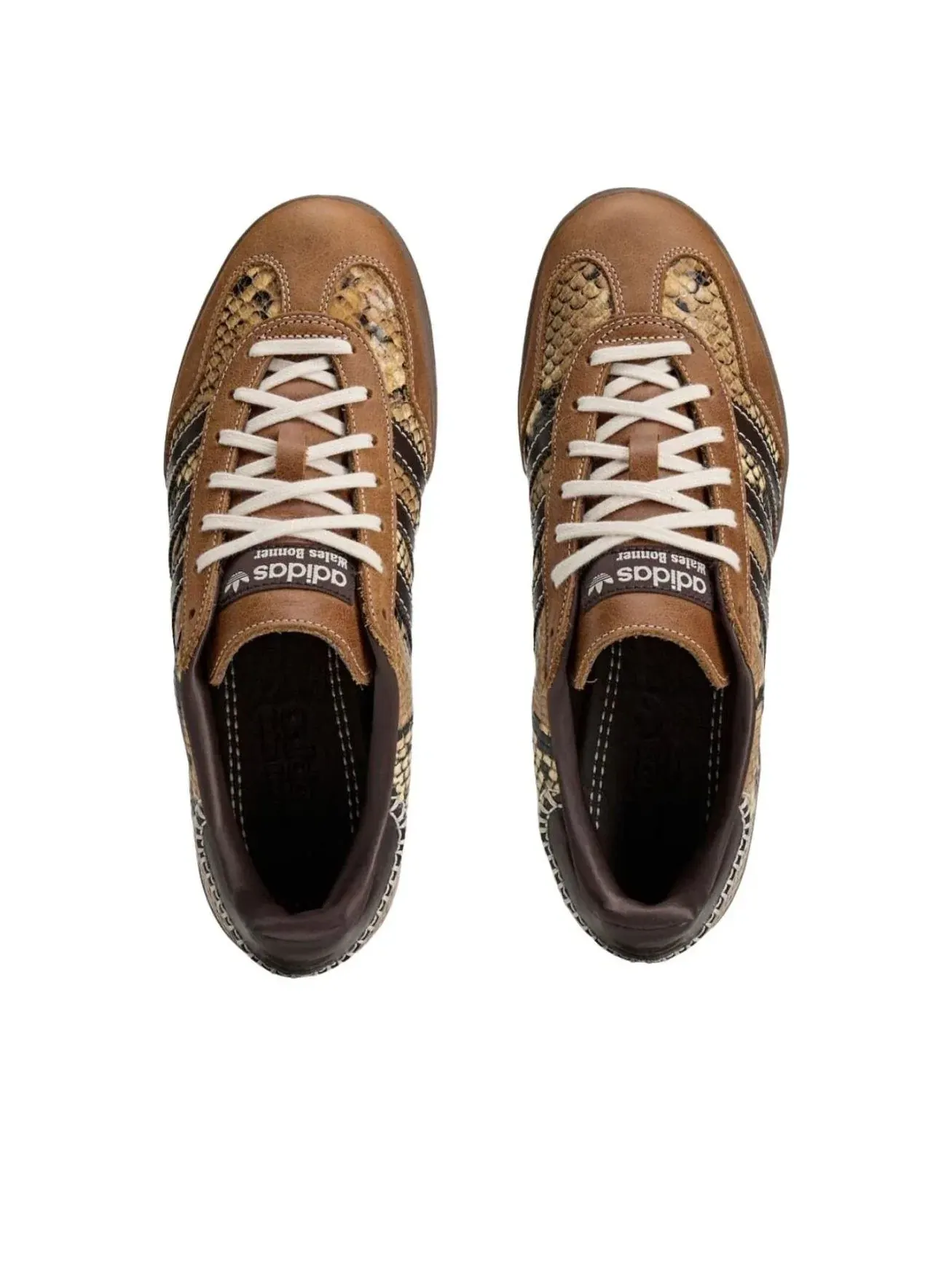 Кроссовки Adidas x Wales Bonner Gazelle Indoor 'Snakeskin' KK3641 — изображение 3 из 5, коричневый