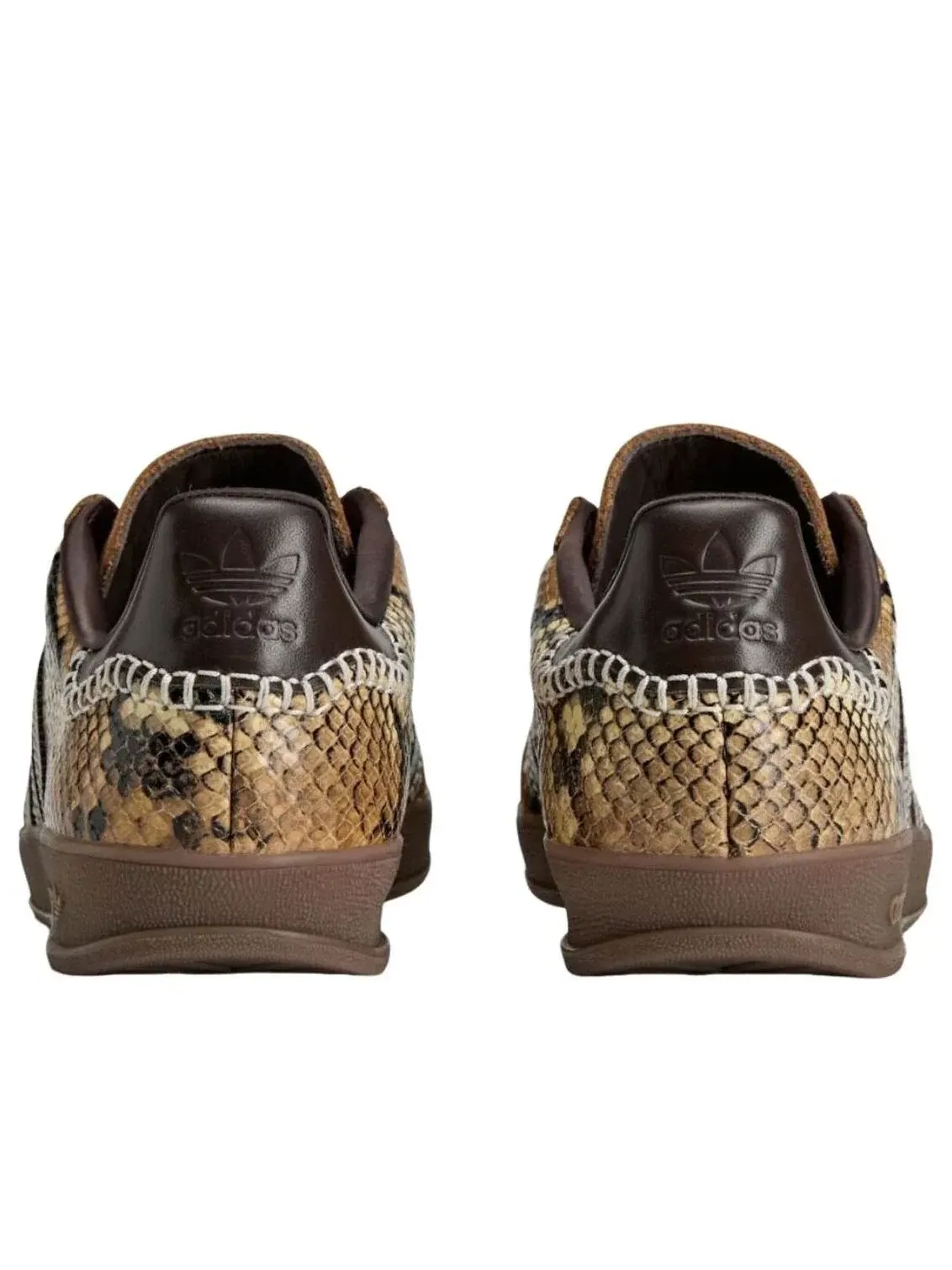 Кроссовки Adidas x Wales Bonner Gazelle Indoor 'Snakeskin' KK3641 — изображение 4 из 5, коричневый