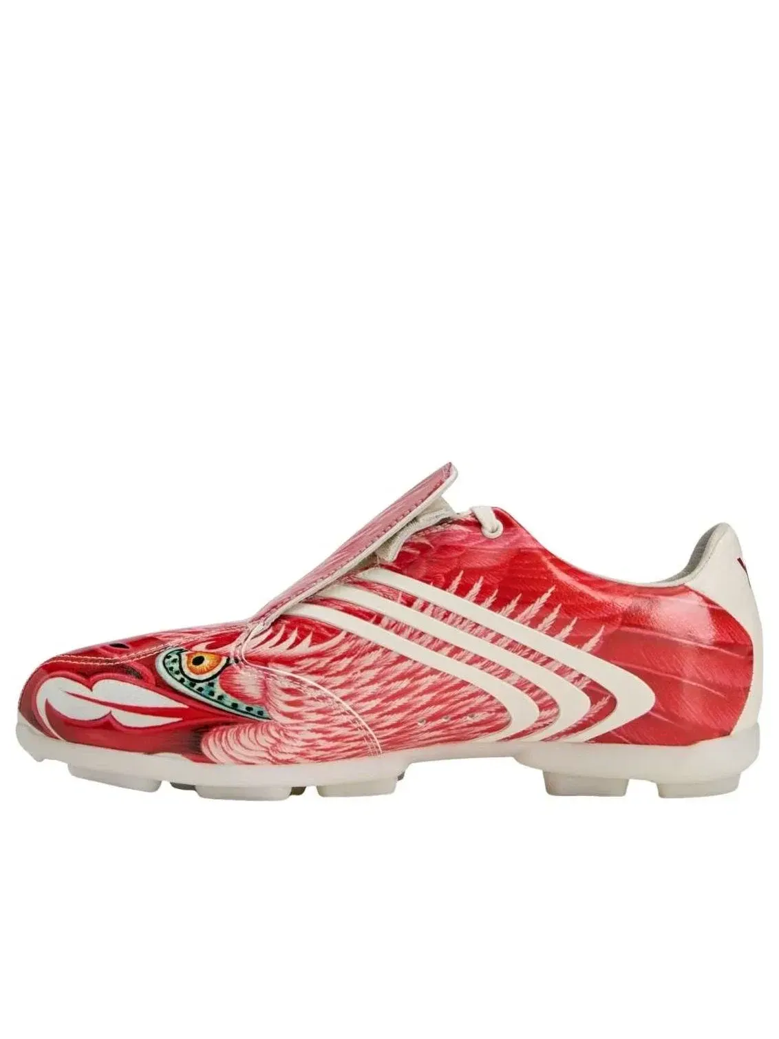 Мужские кроссовки с кожаным верхом Y-3 F50 Tunit Beast Pack 'Red Eagle' Adidas — изображение 1 из 5, красный