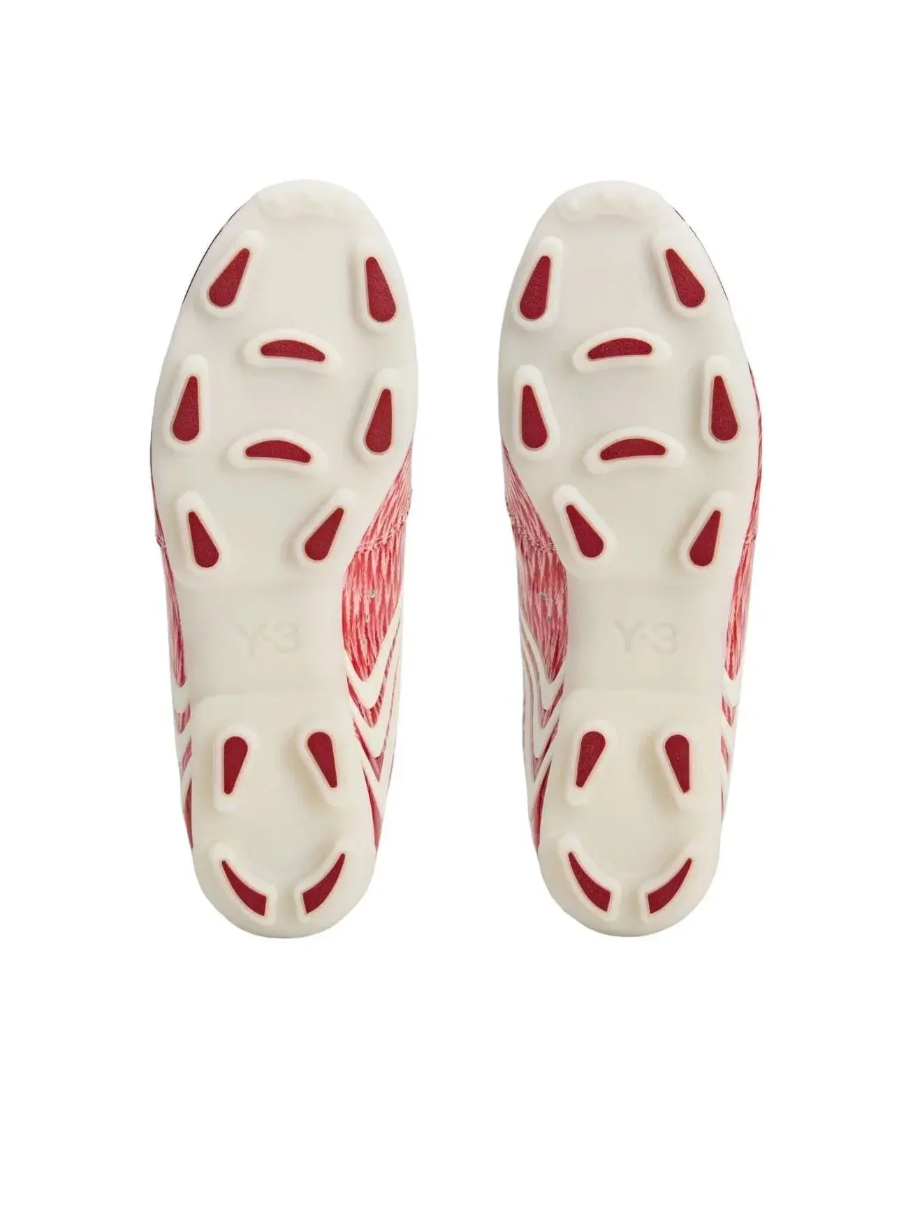 Мужские кроссовки с кожаным верхом Y-3 F50 Tunit Beast Pack 'Red Eagle' Adidas — изображение 4 из 5, красный