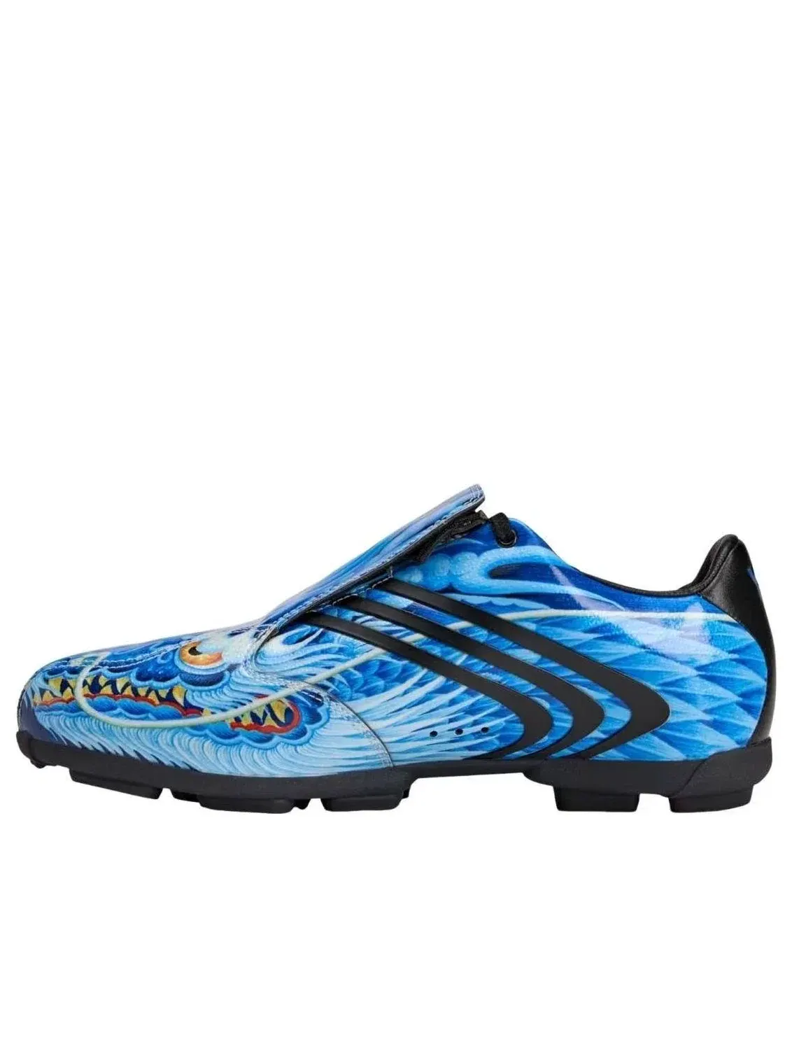 Мужские кроссовки с кожаным верхом Y-3 Blue Dragon Adidas — изображение 1 из 5, черный