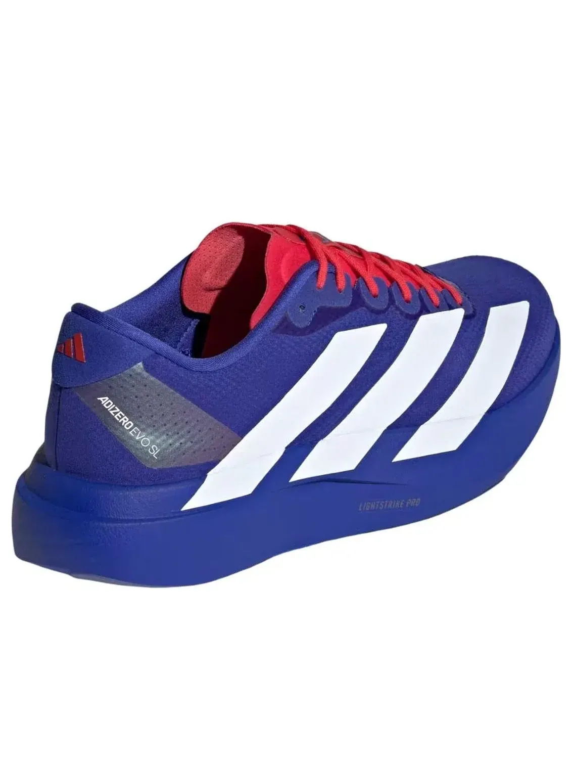 Кроссовки Adidas Adizero EVO SL Woven 'Lucid Blue Pure Ruby White' — изображение 5 из 5, синий