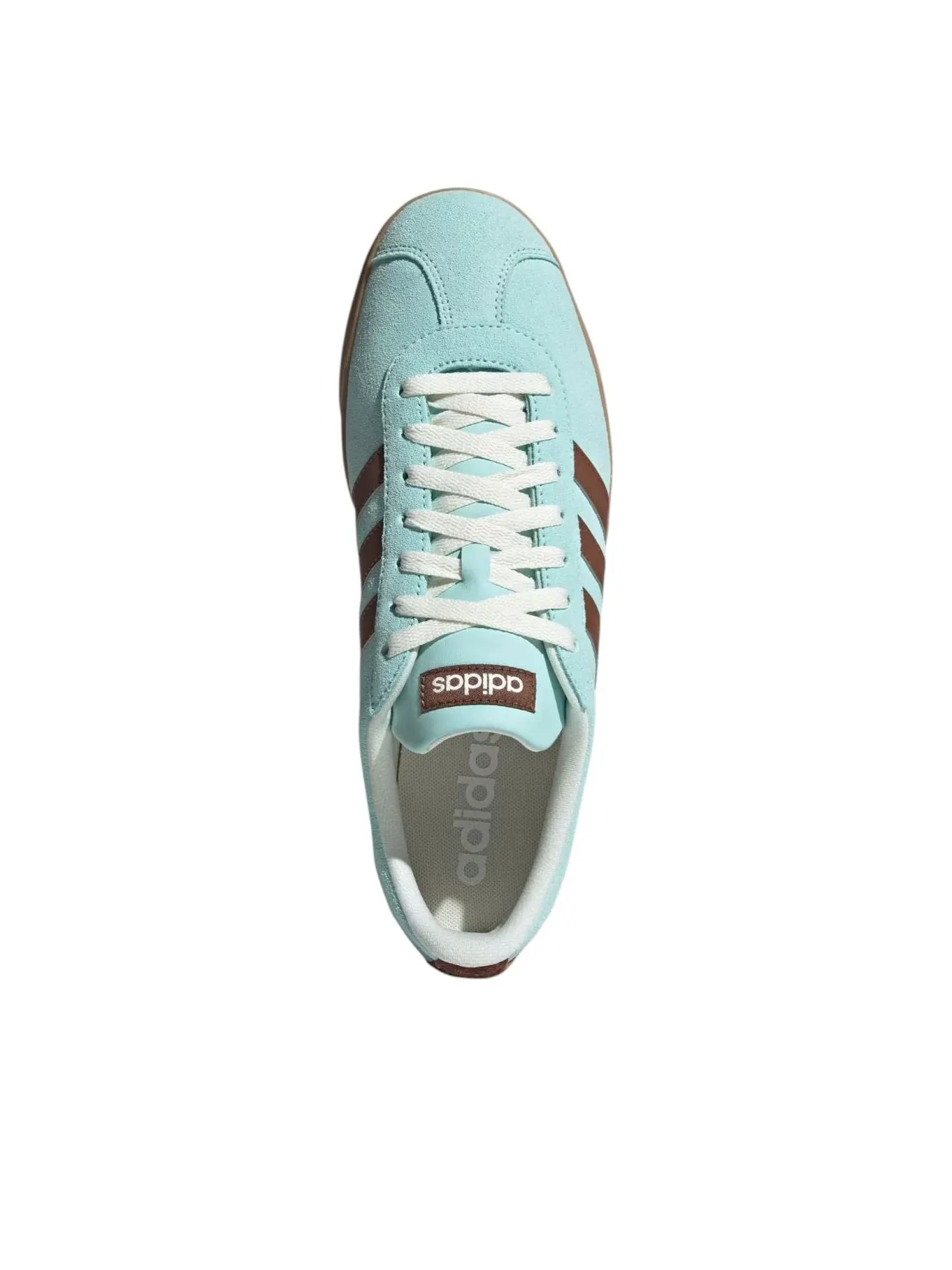 Adidas VL Court Classic 'Semi Flash Aqua Brown Jade' — изображение 2 из 5, голубой/коричневый