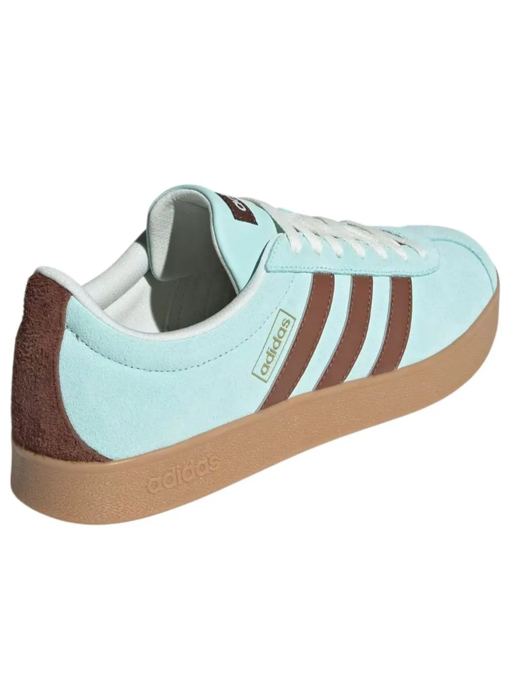 Adidas VL Court Classic 'Semi Flash Aqua Brown Jade' — изображение 4 из 5, голубой/коричневый