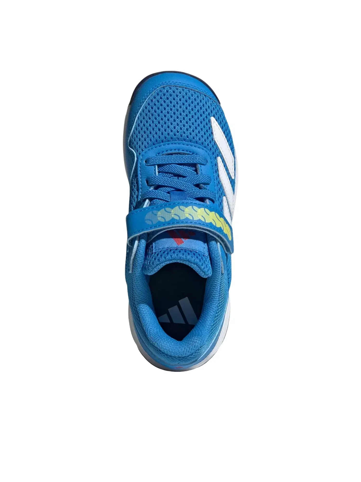 Детские кроссовки для тенниса с липучками Courtflash Adidas — изображение 5 из 6, синий
