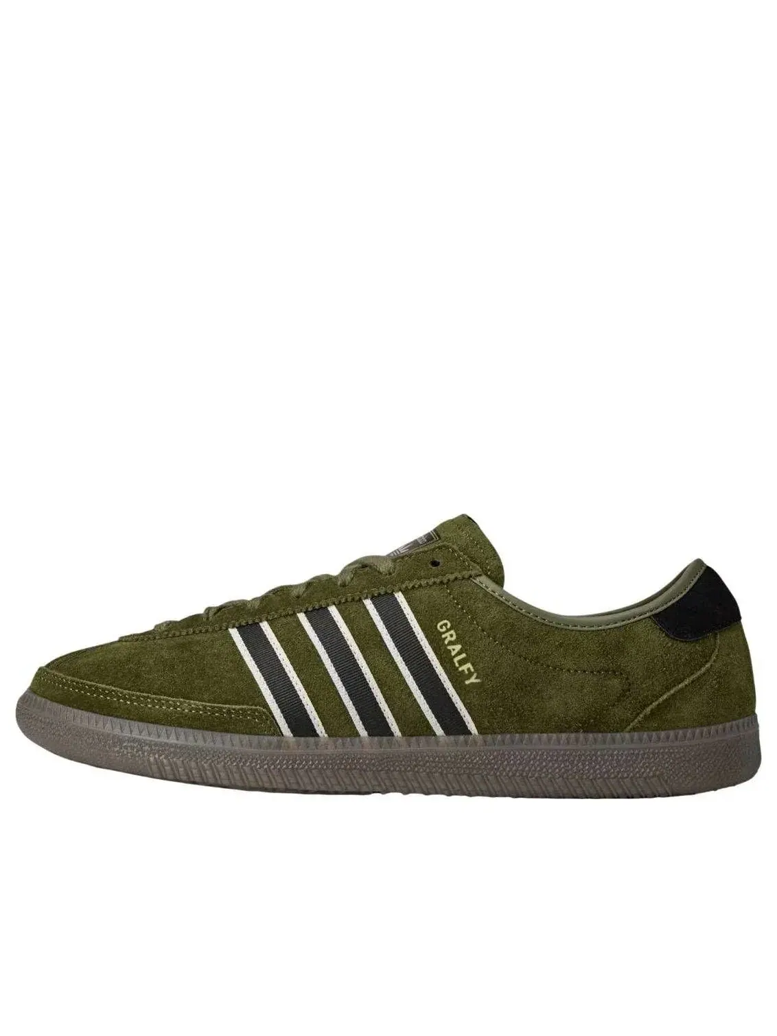 Кроссовки Adidas Gralfy SPZL 'Olive Black' KK4203 — изображение 1 из 5, оливковый зеленый