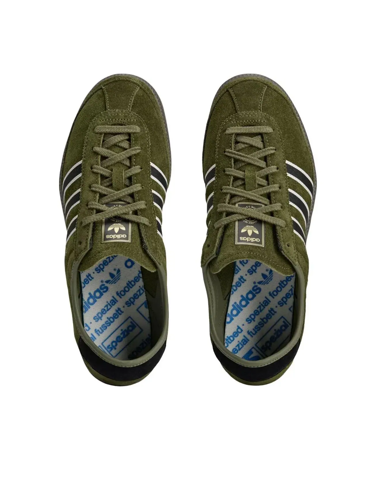 Кроссовки Adidas Gralfy SPZL 'Olive Black' KK4203 — изображение 2 из 5, оливковый зеленый