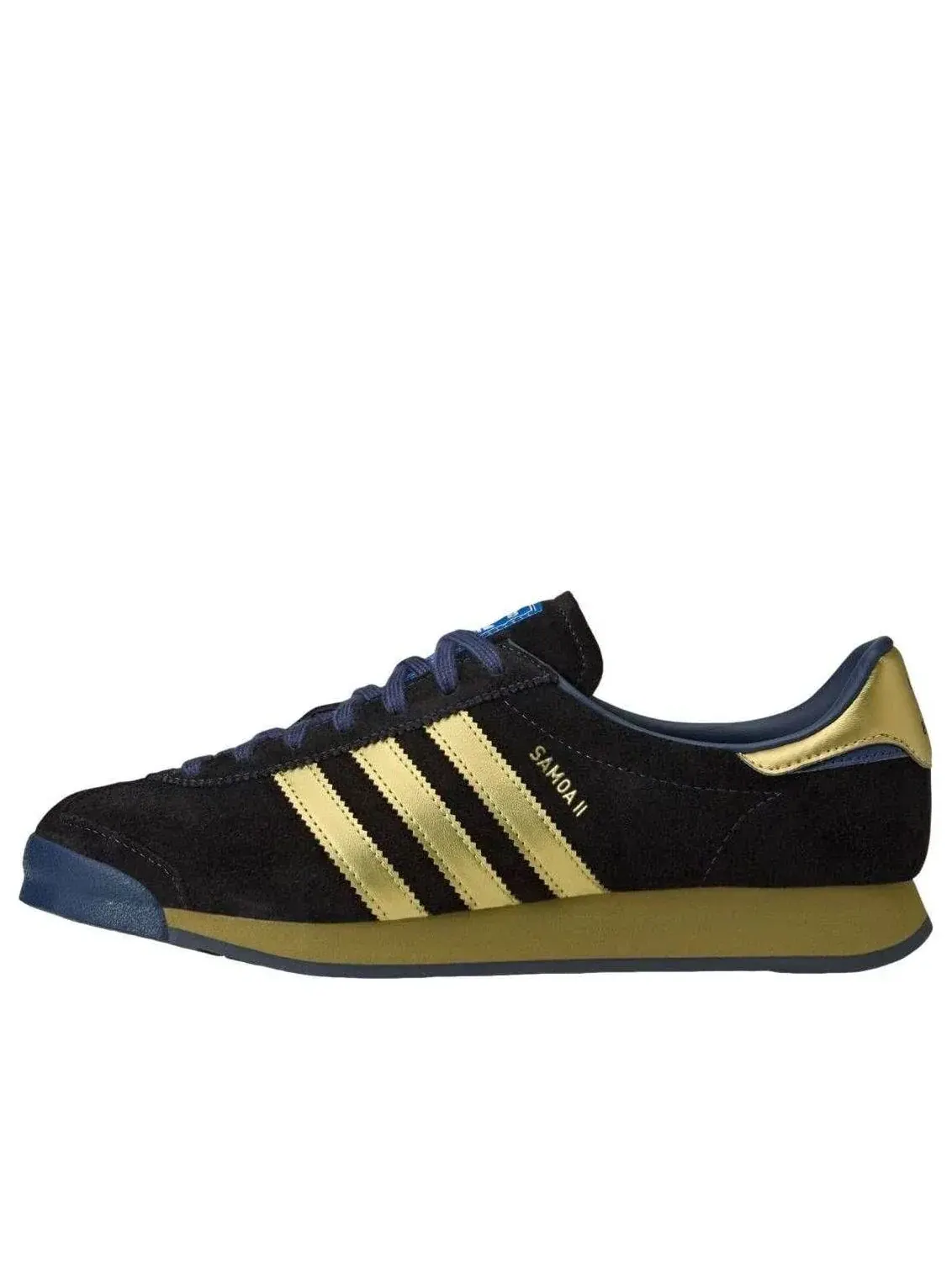 Кроссовки Adidas Samoa II SPZL 'Tech Indigo Matte Gold' KK4219 — изображение 1 из 5, темно-синий