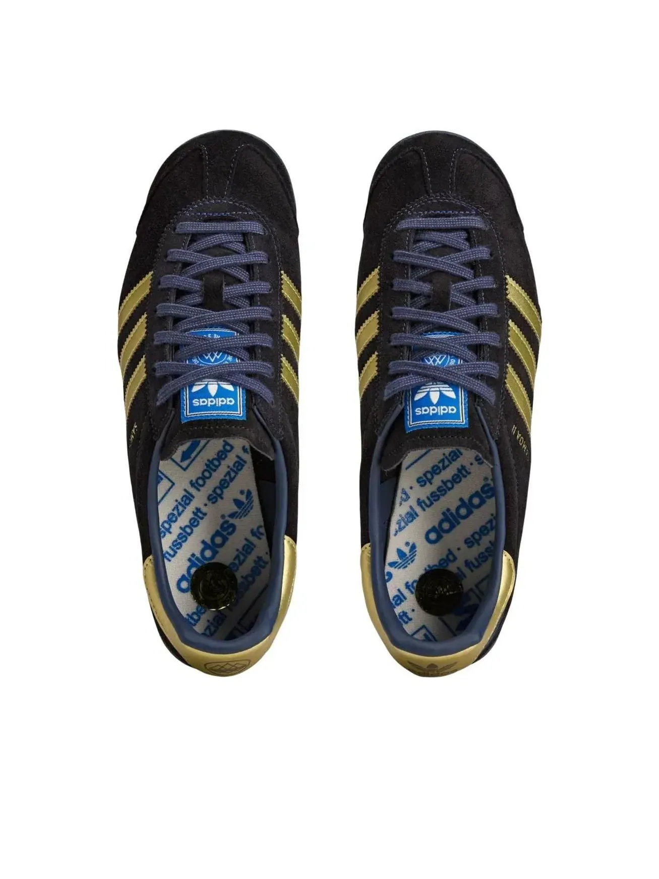 Кроссовки Adidas Samoa II SPZL 'Tech Indigo Matte Gold' KK4219 — изображение 2 из 5, темно-синий