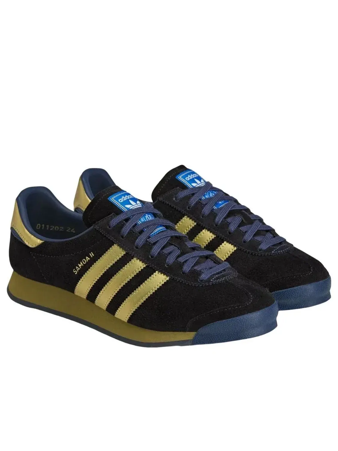 Кроссовки Adidas Samoa II SPZL 'Tech Indigo Matte Gold' KK4219 — изображение 4 из 5, темно-синий