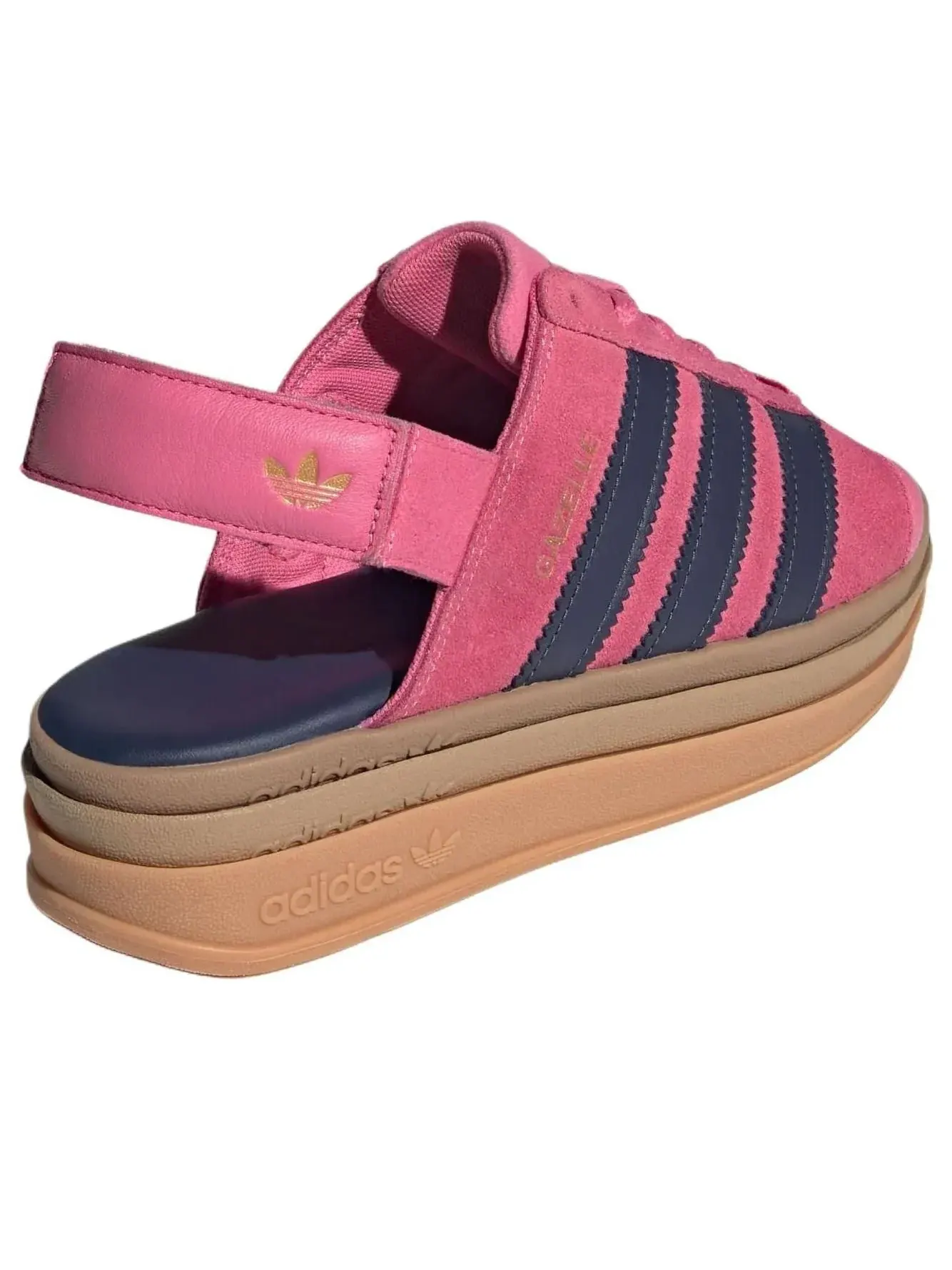 (WMNS) Сандалии Adidas Gazelle Bold 'Pink Fusion Shadow Navy' — изображение 5 из 6, розовый