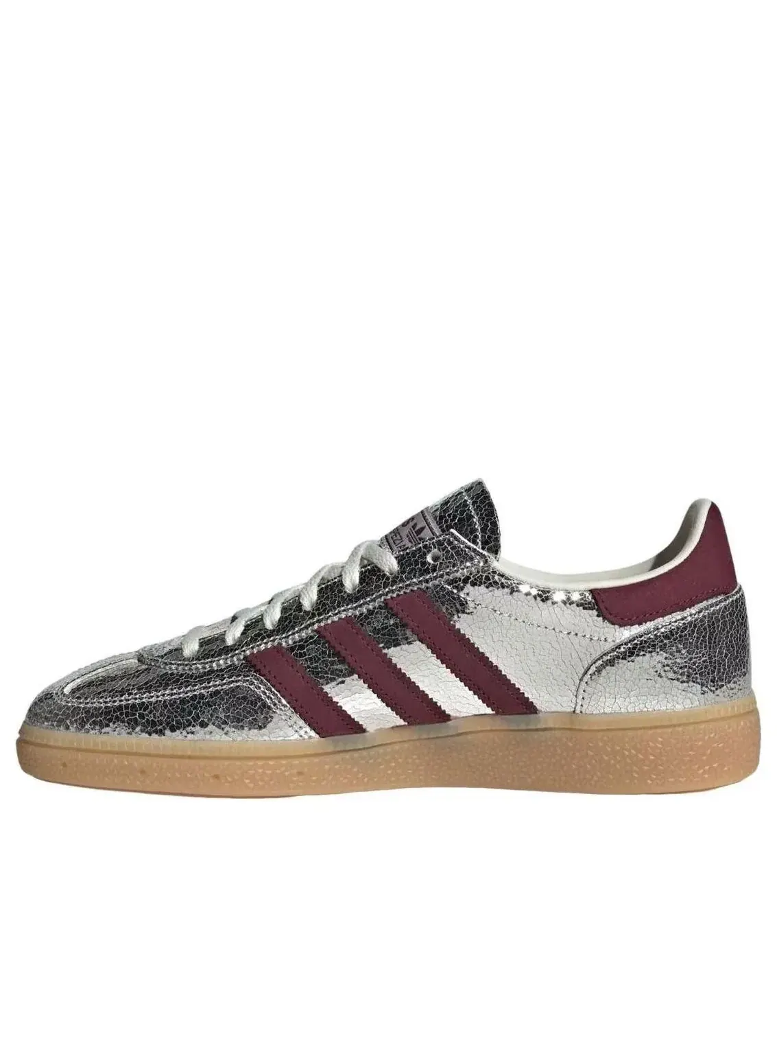 Мужские кроссовки с замшевым верхом Handball Spezial Adidas — изображение 1 из 5, серебряный
