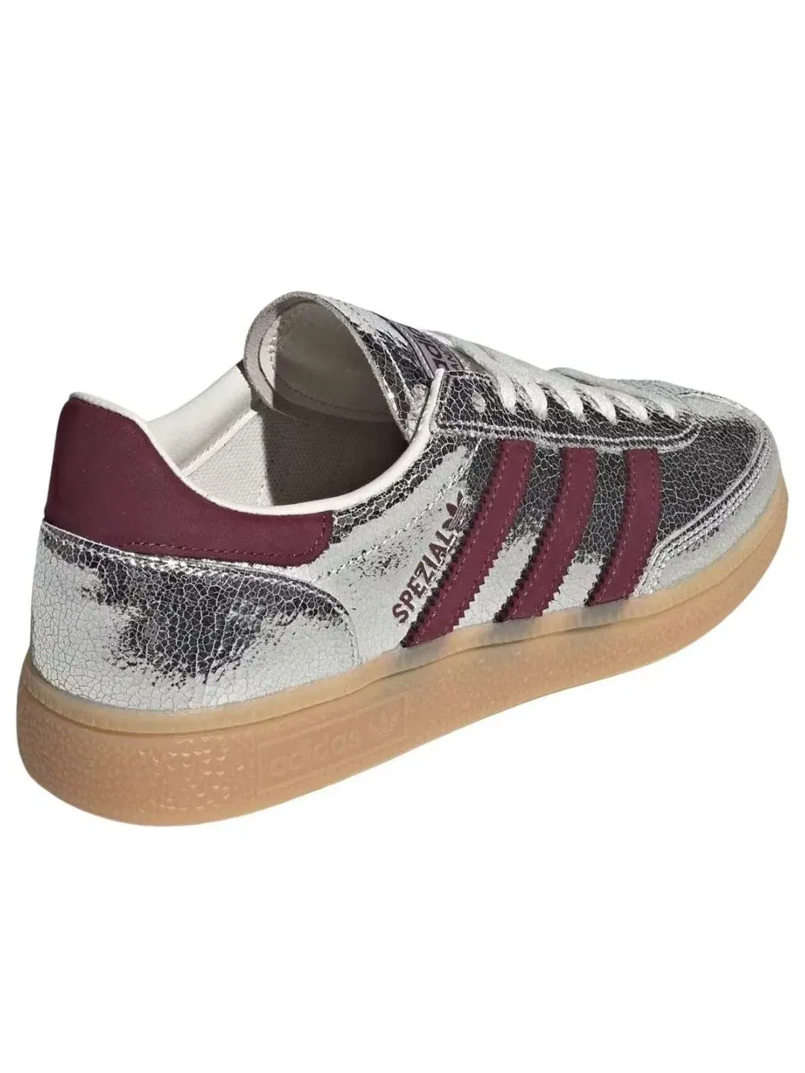 Мужские кроссовки с замшевым верхом Handball Spezial Adidas — изображение 5 из 5, серебряный