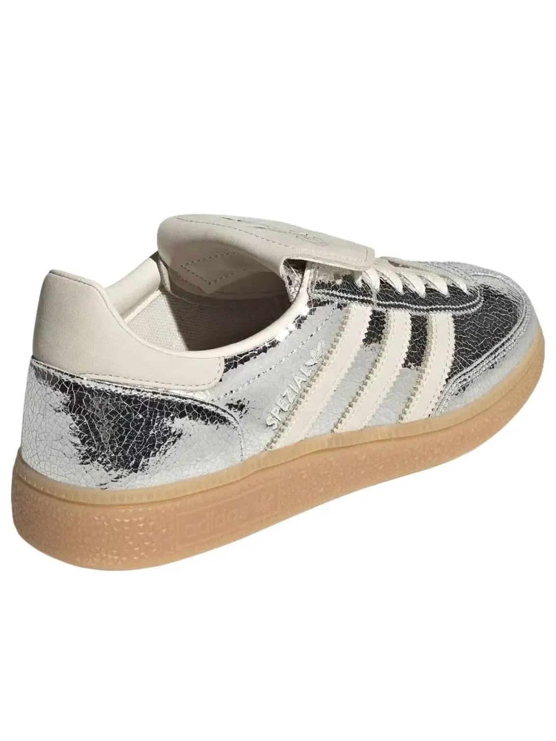 Женские кроссовки с кружевной шнуровкой Handball Spezial Adidas — изображение 5 из 5, серебряный