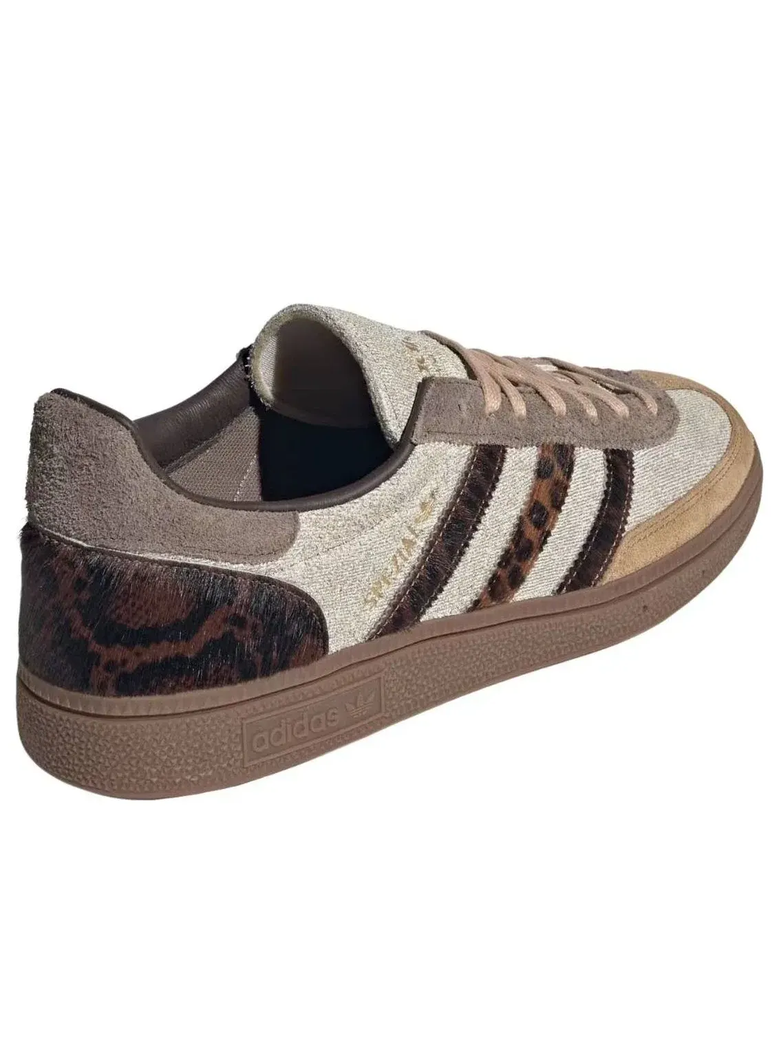 Мужские кроссовки с замшевым верхом Handball Spezial Adidas — изображение 5 из 5, бежевый