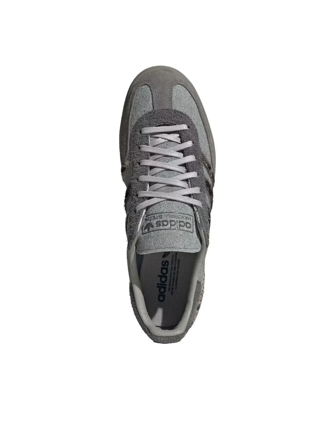 Мужские кроссовки с текстильным верхом Handball Spezial Legacy Blue Gray Two Adidas — изображение 2 из 5, серый