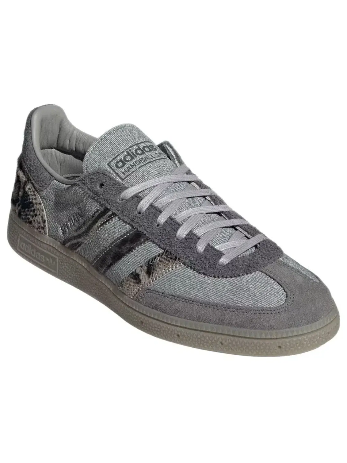 Мужские кроссовки с текстильным верхом Handball Spezial Legacy Blue Gray Two Adidas — изображение 4 из 5, серый