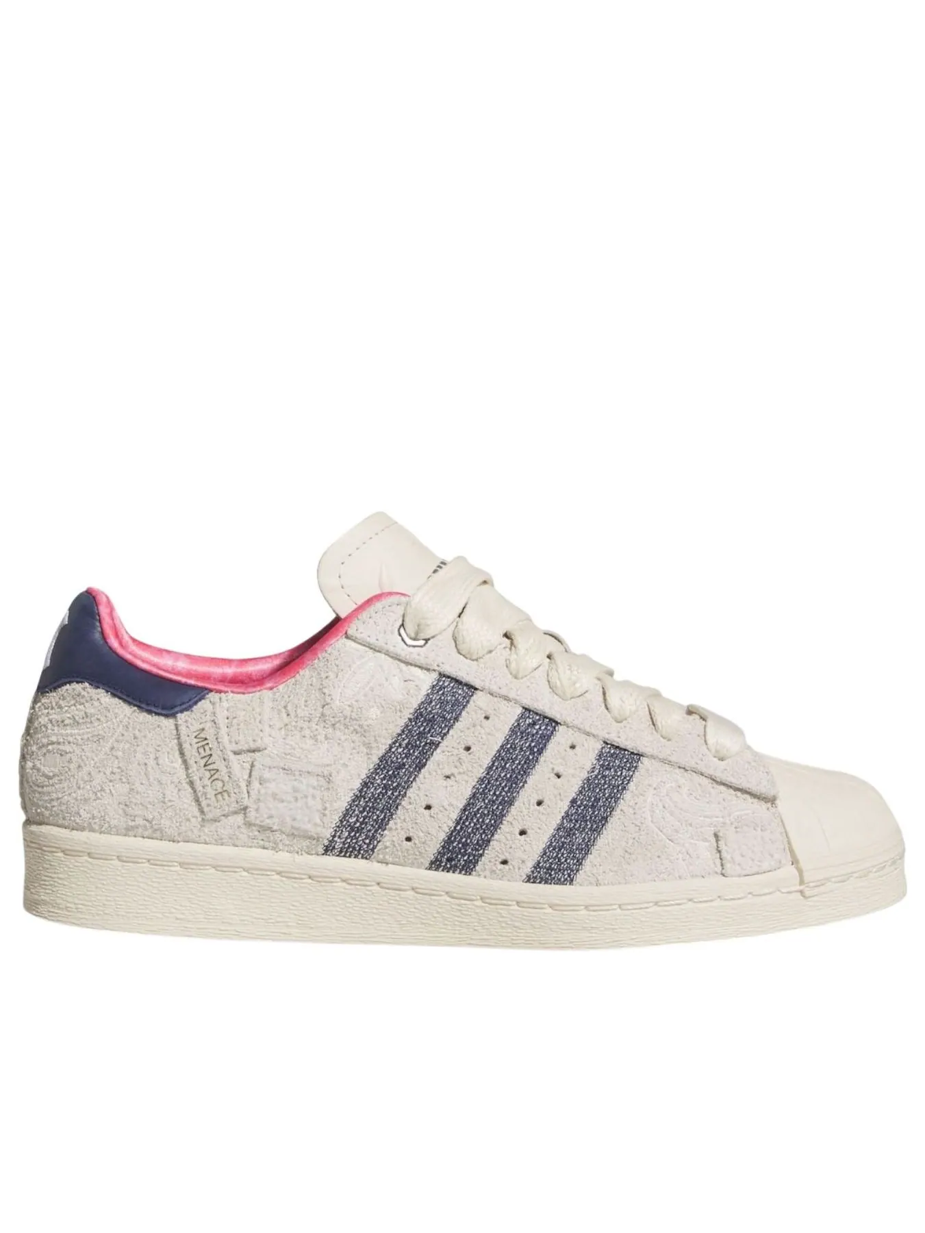 Adidas x MENACE Superstar 'White Haze Rose' — изображение 2 из 6