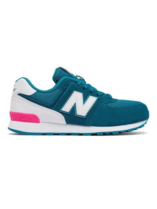 Кроссовки 574 New Balance — изображение 2 из 4, белый/синий