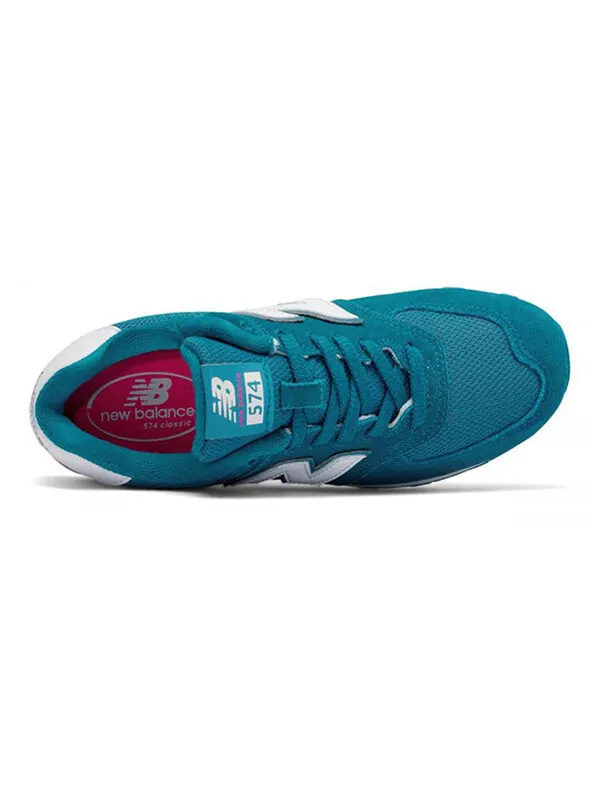 Кроссовки 574 New Balance — изображение 3 из 4, белый/синий
