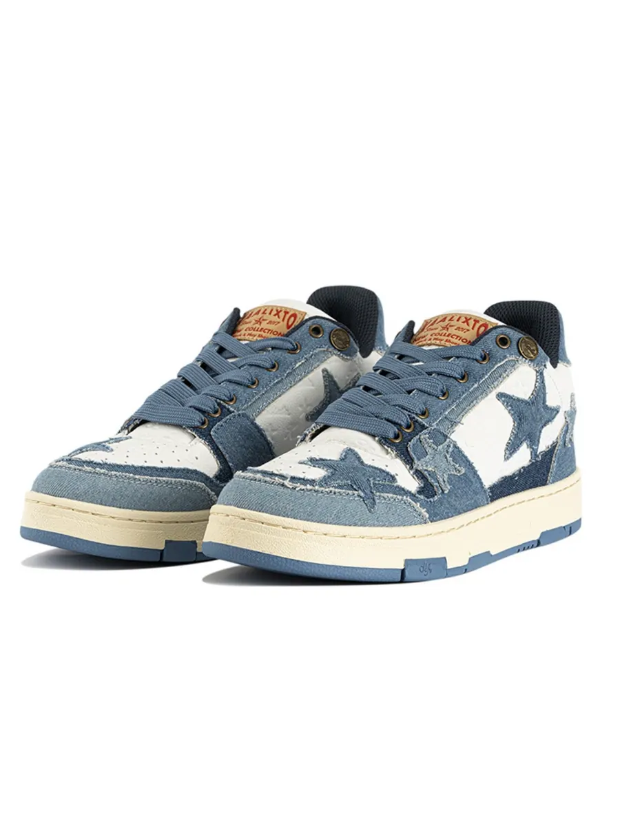 Кроссовки KAALIXTO Skateboarding Mid 'Wrangler Stars Rodeo' — изображение 3 из 6, синий