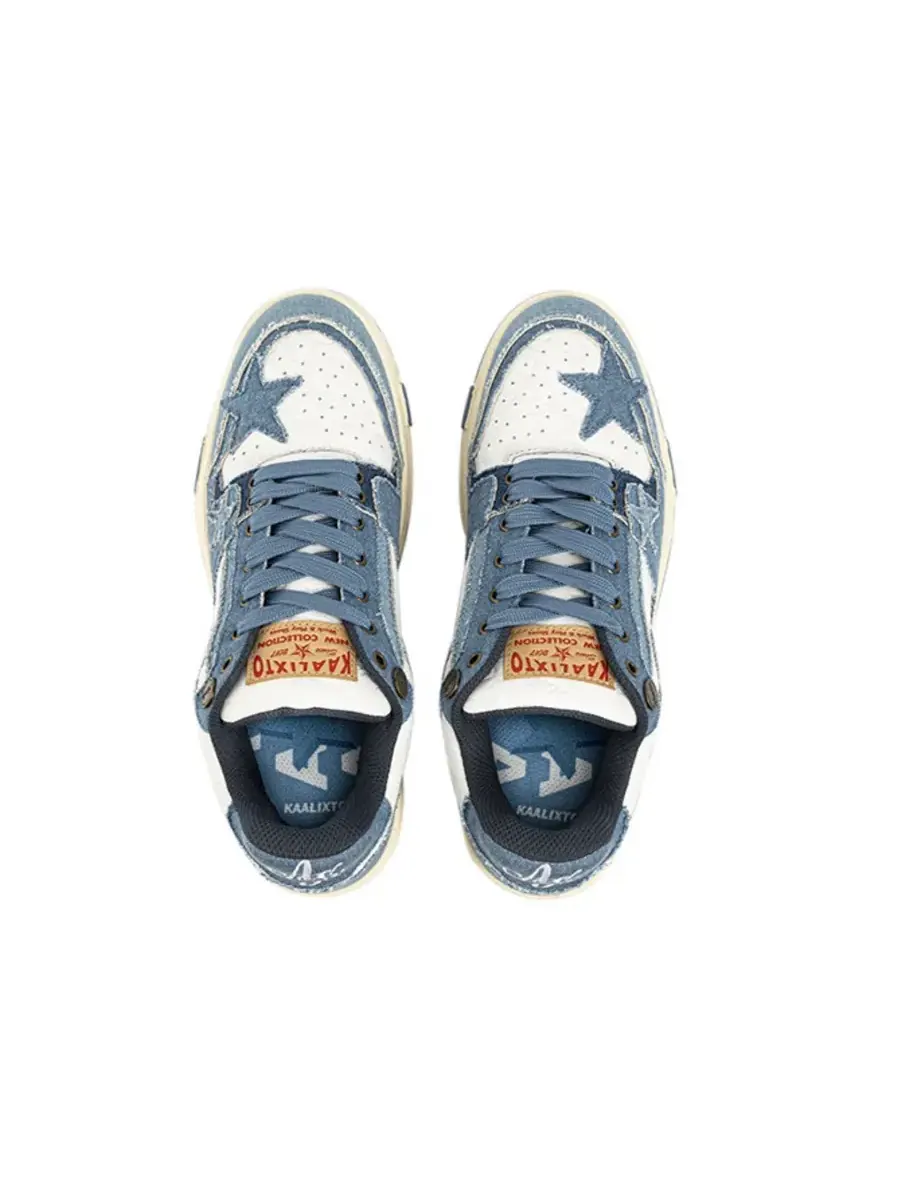 Кроссовки KAALIXTO Skateboarding Mid 'Wrangler Stars Rodeo' — изображение 4 из 6, синий