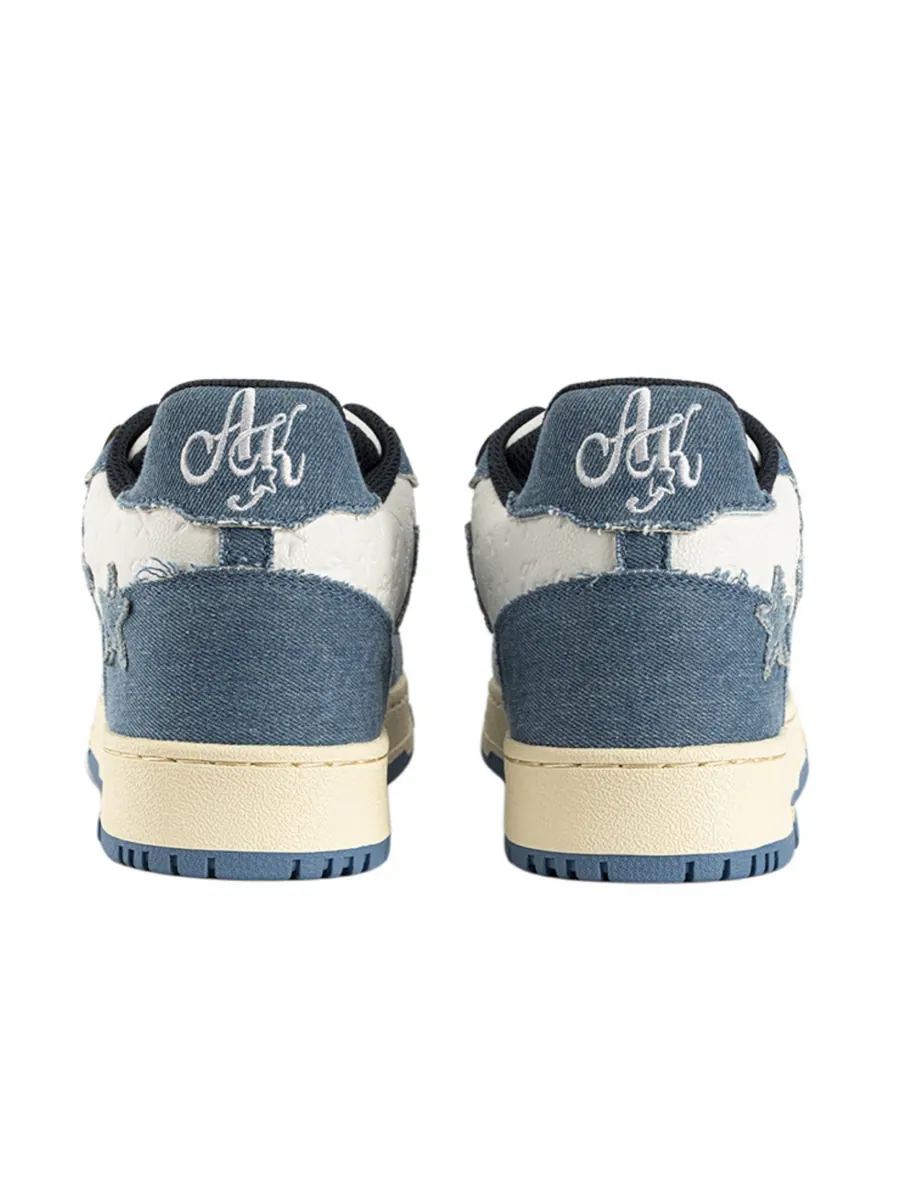 Кроссовки KAALIXTO Skateboarding Mid 'Wrangler Stars Rodeo' — изображение 5 из 6, синий
