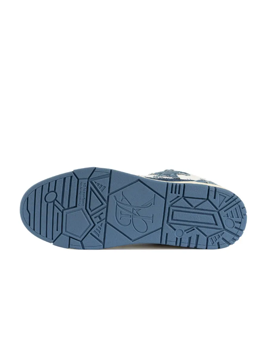 Кроссовки KAALIXTO Skateboarding Mid 'Wrangler Stars Rodeo' — изображение 6 из 6, синий